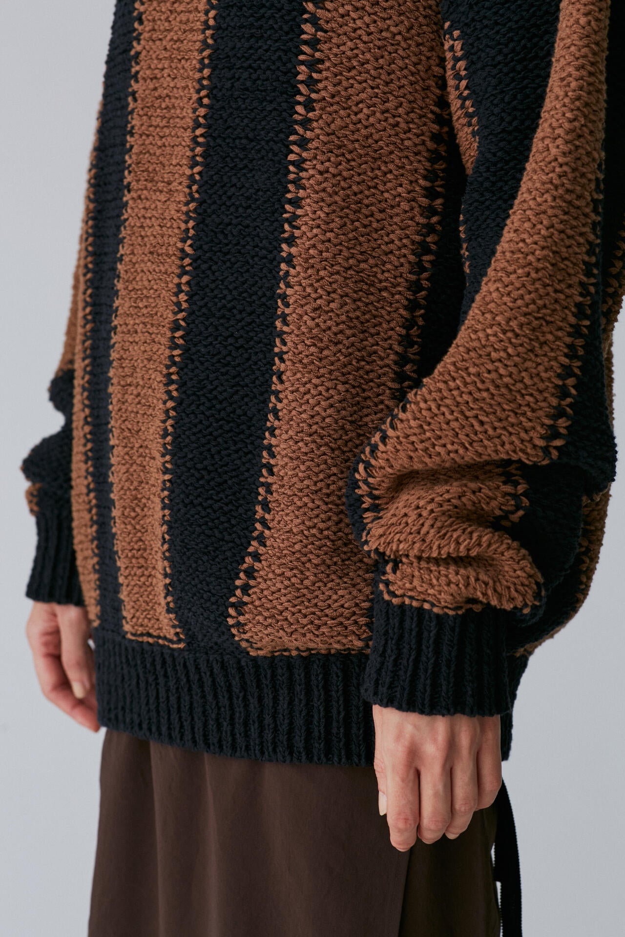 Cristaseya / FETTUCCIA STRIPED SWEATER | THE LIBRARY（ザ ライブ