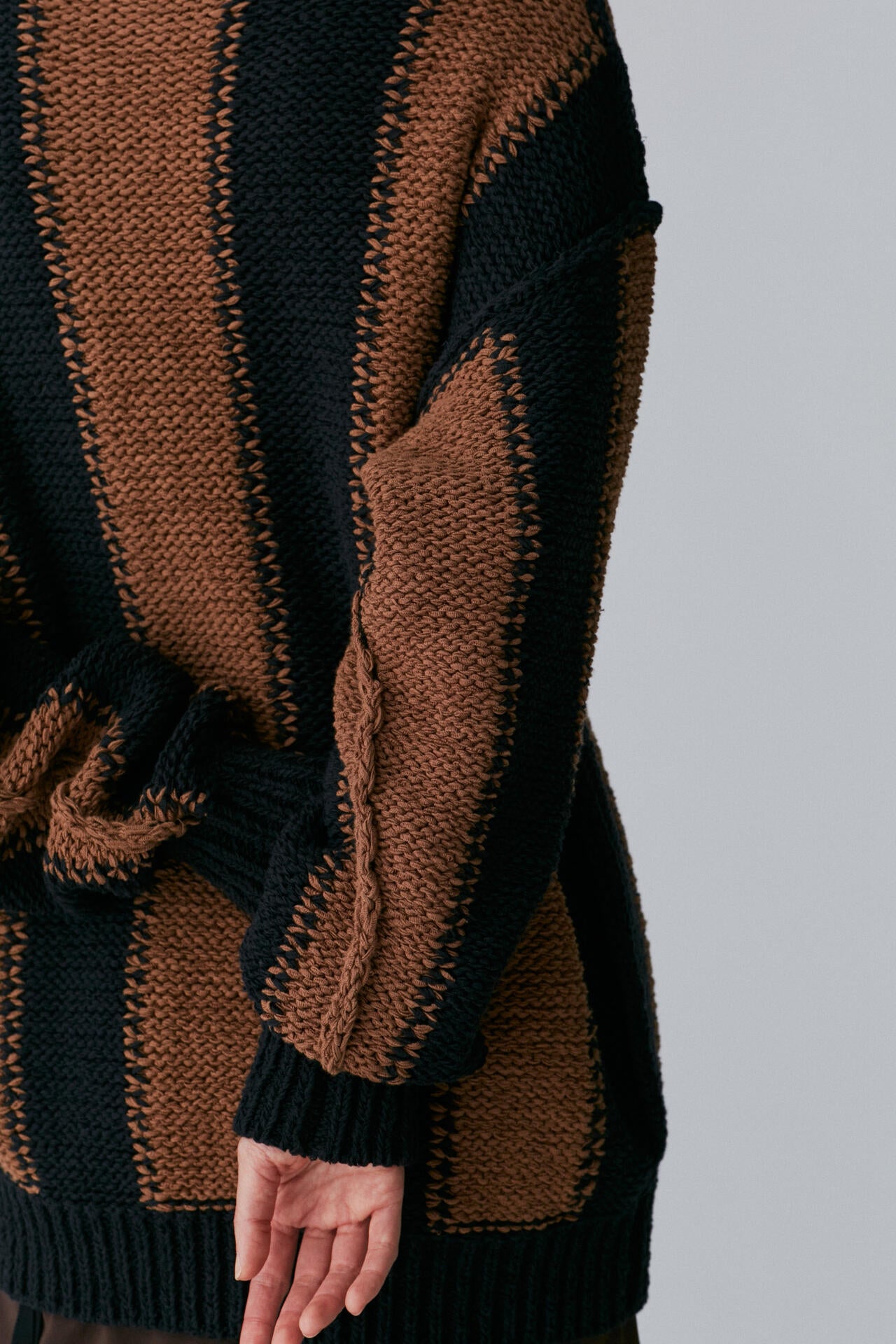 Cristaseya / FETTUCCIA STRIPED SWEATER | THE LIBRARY（ザ ライブ