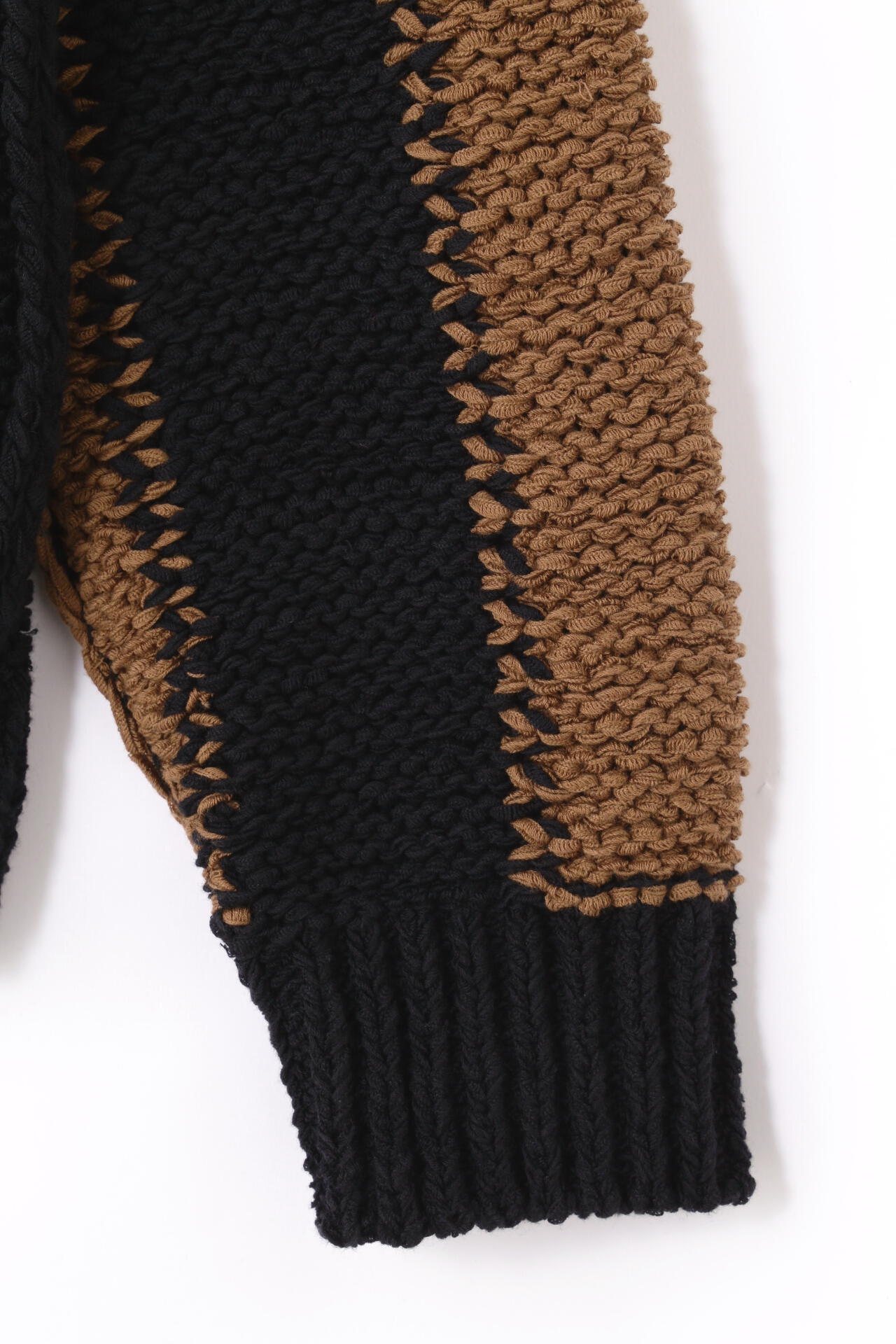 【訳あり品】Cristaseya Knit Best Cristaseya / FETTUCCIA STRIPED SWEATER | THE LIBRARY（ザ ライブ