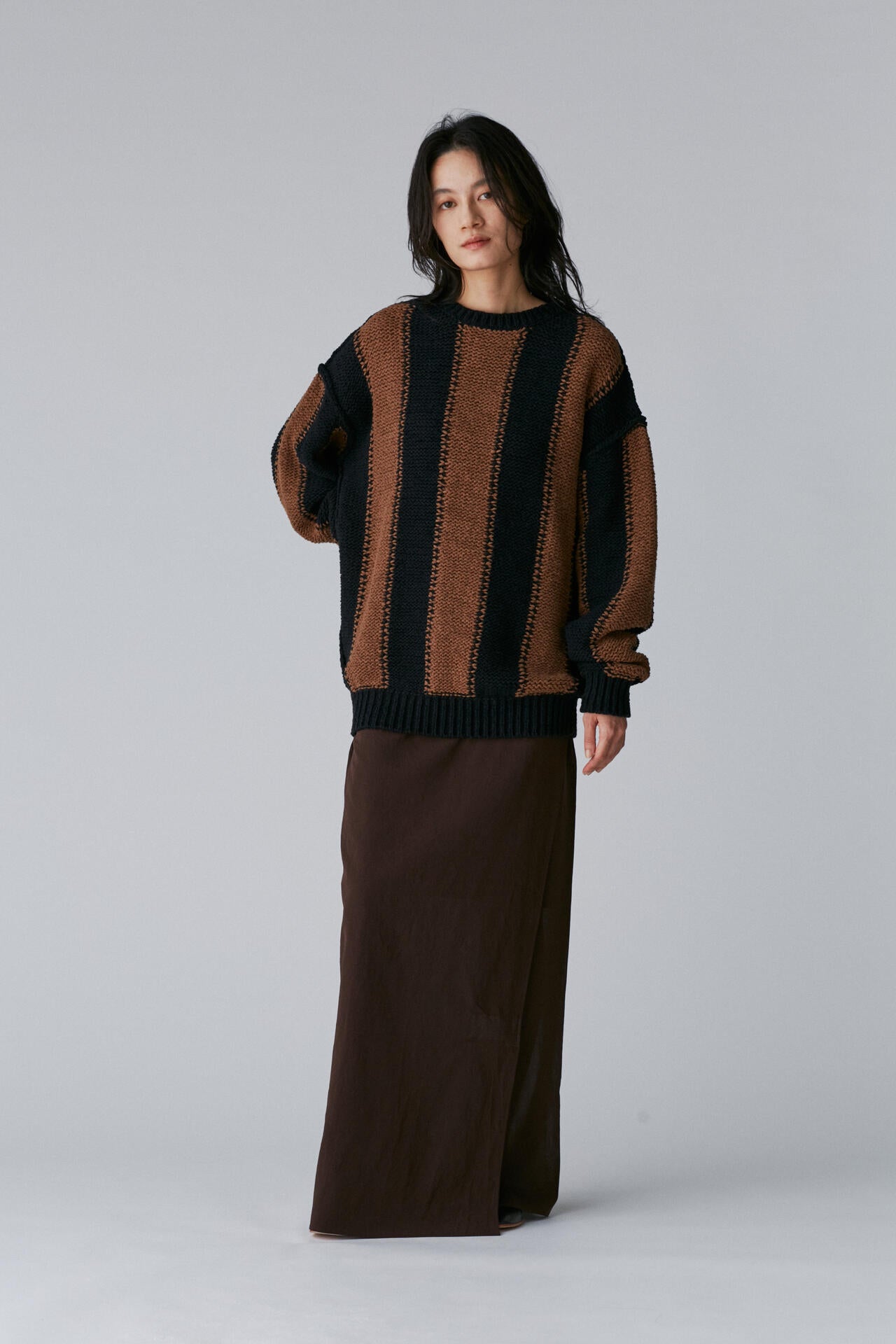 Cristaseya / FETTUCCIA STRIPED SWEATER | THE LIBRARY（ザ ライブ