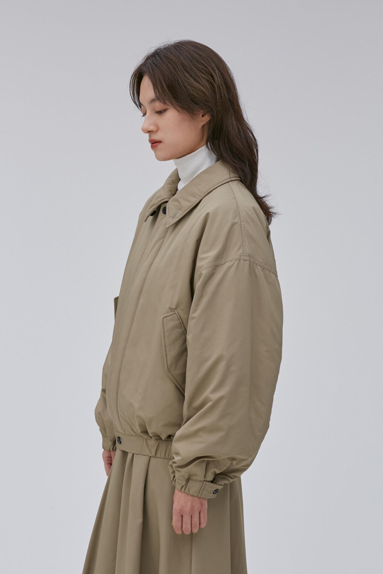 ATON / VINTAGE NYLON TWILL FLIGHT JACKET | THE LIBRARY（ザ ライブ