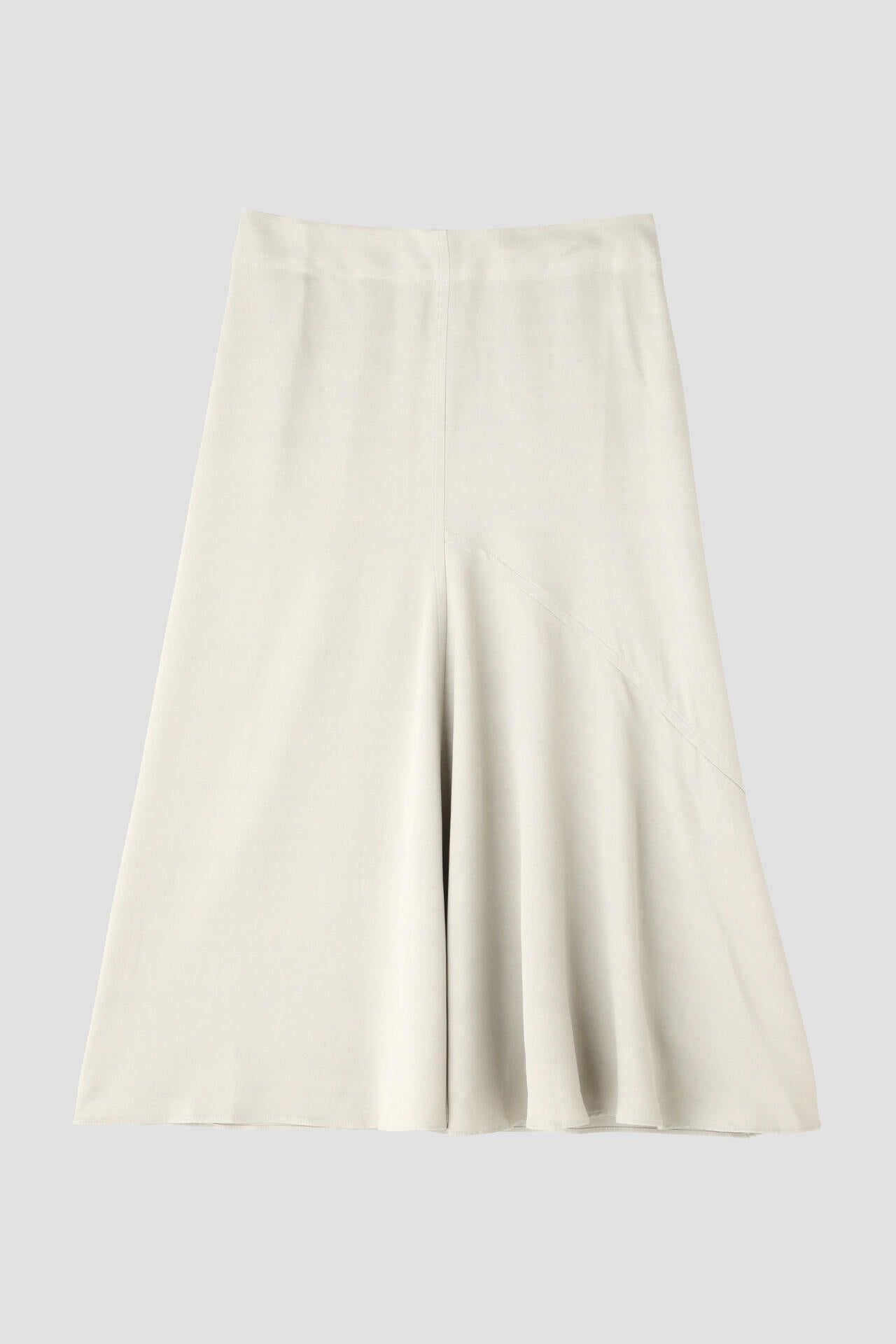 STUDIO NICHOLSON / CREPE BK VISC SATIN ASSYMETRIC SKIRT | THE