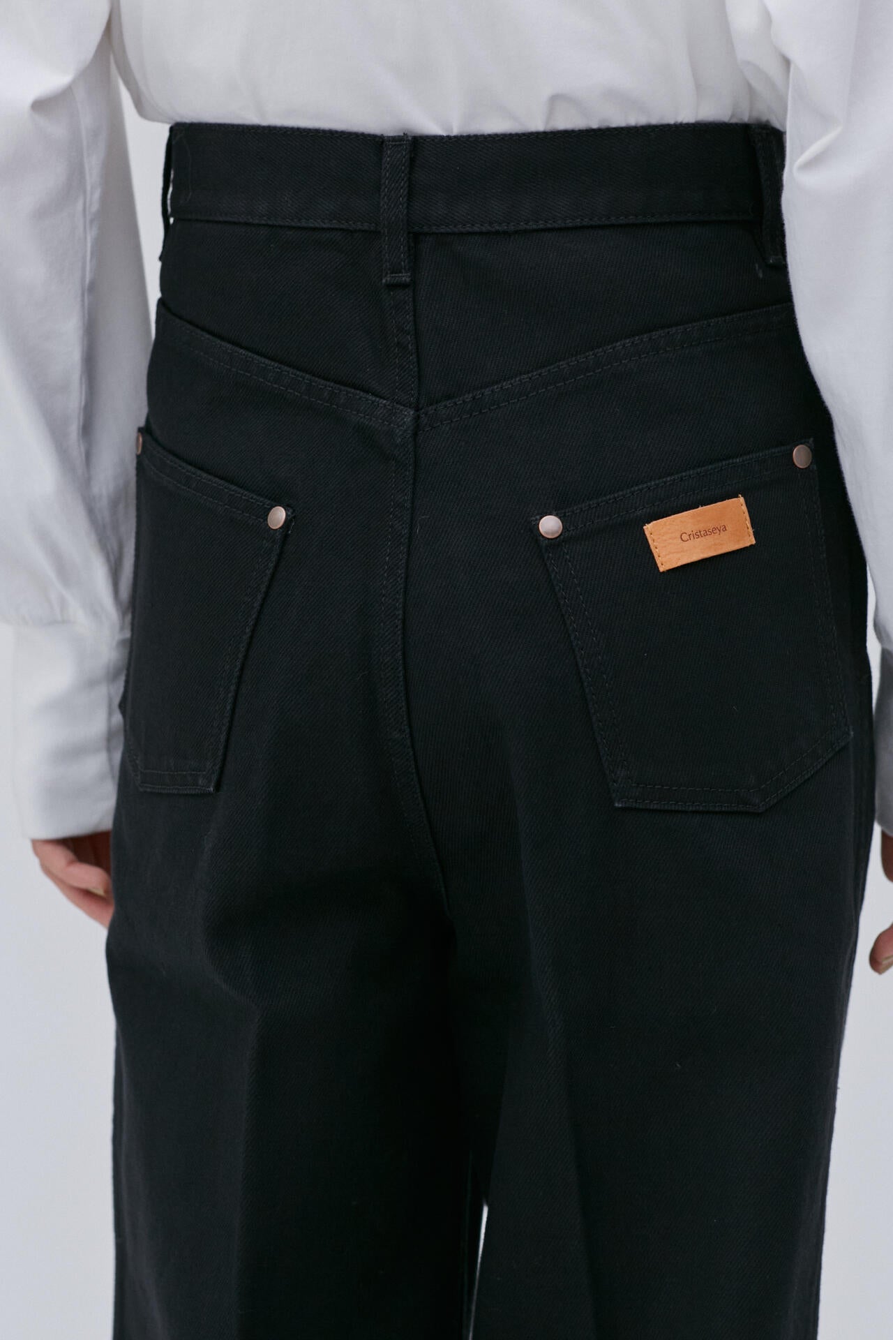 Cristaseya / HIGH WAISTED BLACK DENIM | THE LIBRARY（ザ ライブ 