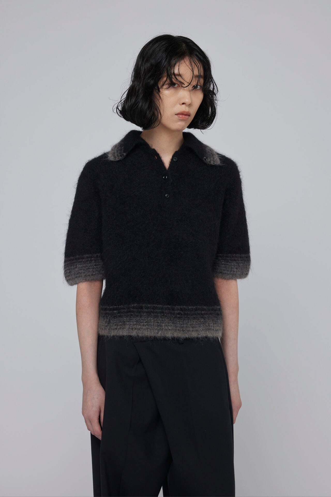 SAYAKA DAVIS / COMPACT KNIT POLO | THE LIBRARY(ザ ライブ SAYAKA DAVIS / COMPACT KNIT POLO | THE LIBRARY(ザ ライブ