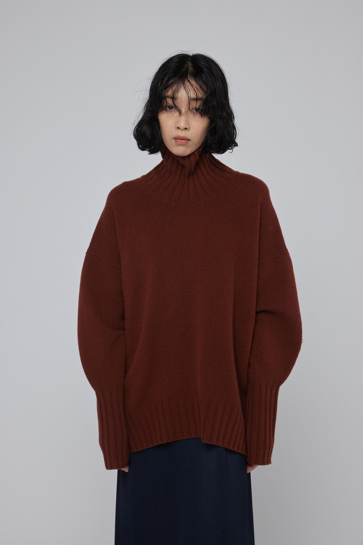 SAYAKA DAVIS / HIGHCOLLAR SWEATER | THE LIBRARY（ザ ライブラリー 