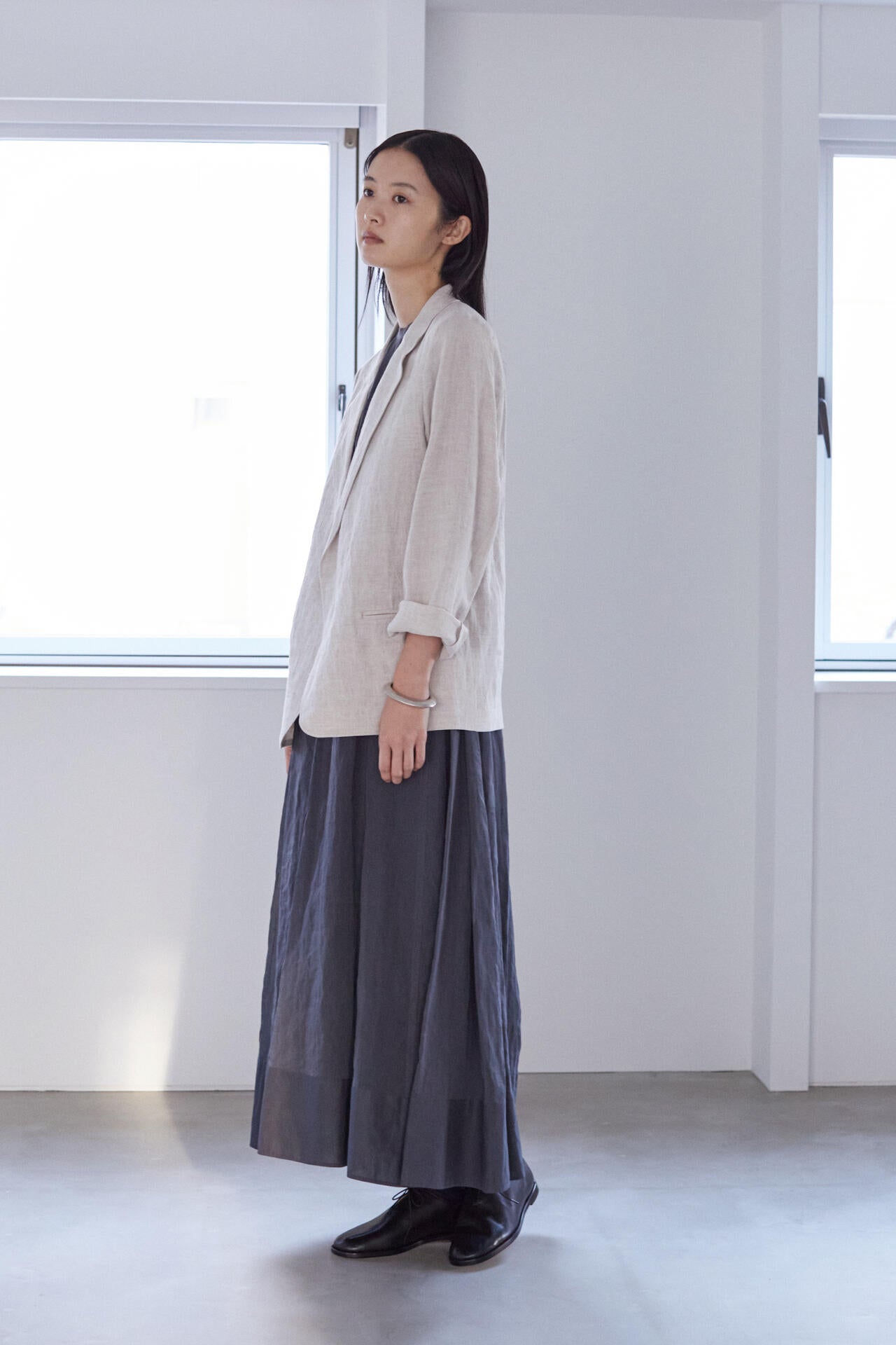 別注] blurhms / RAMIE LINEN CARDIGAN JACKET | THE LIBRARY