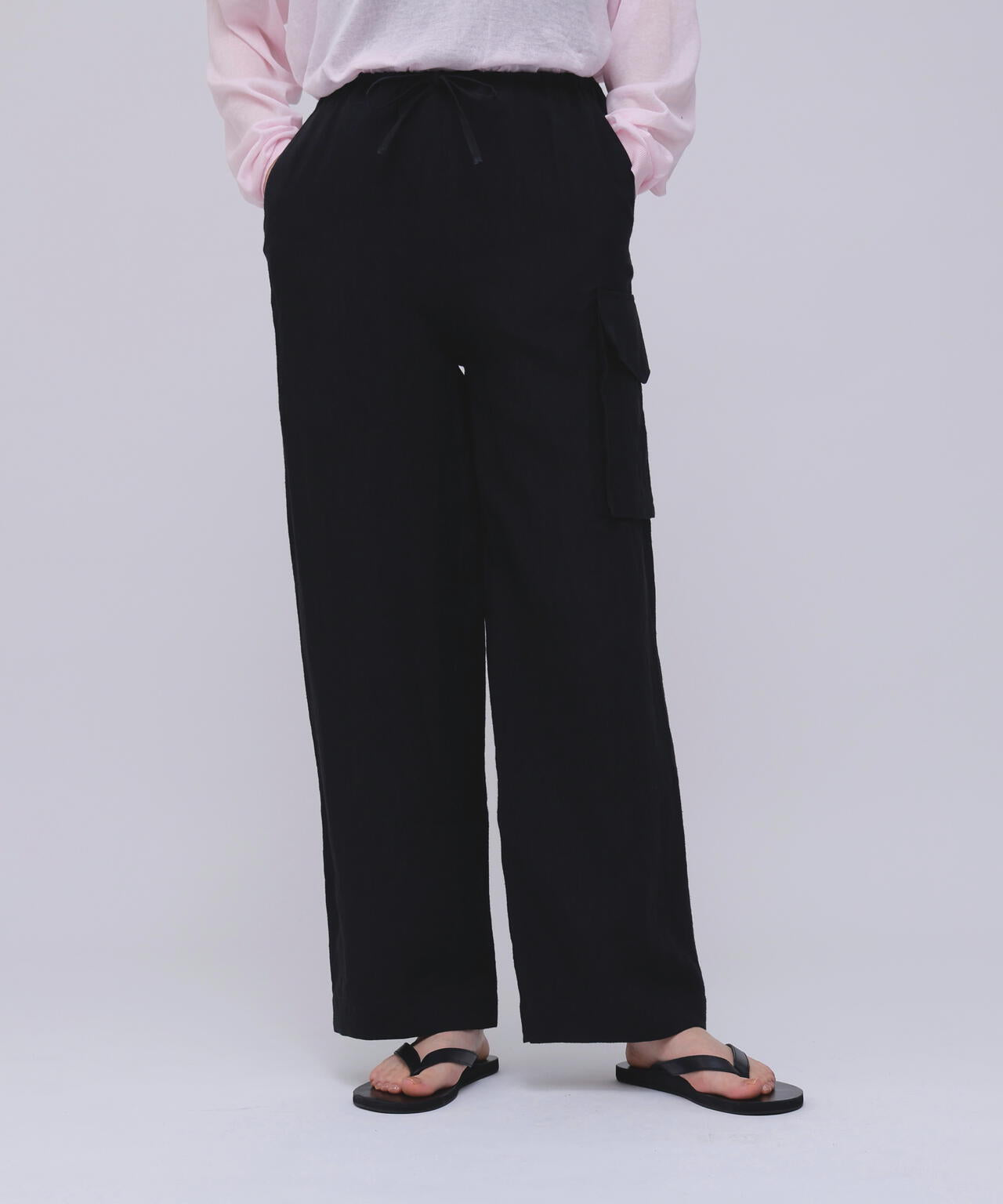 [別注] blurhms / RAMIE LINEN SIDE SEAMLESS 4P PANTS