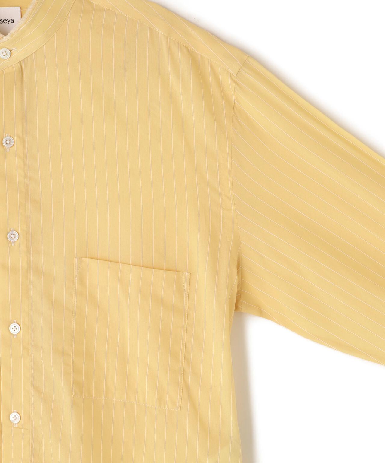 Cristaseya / HANDMADE FRINGED MAO COLLAR SHIRT