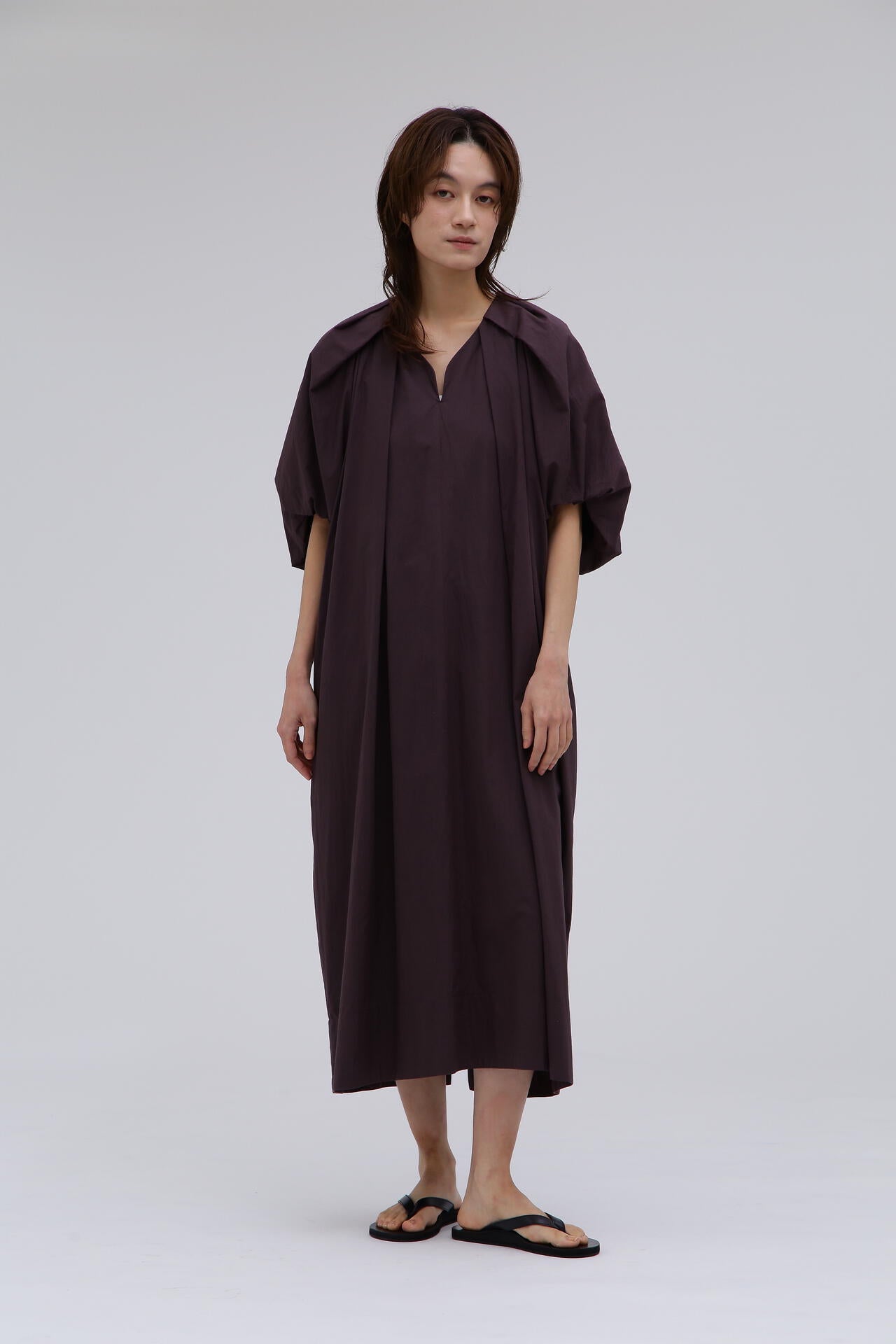 SAYAKA DAVIS / TUCKED COCOON DRESS | THE LIBRARY（ザ ライブラリー 