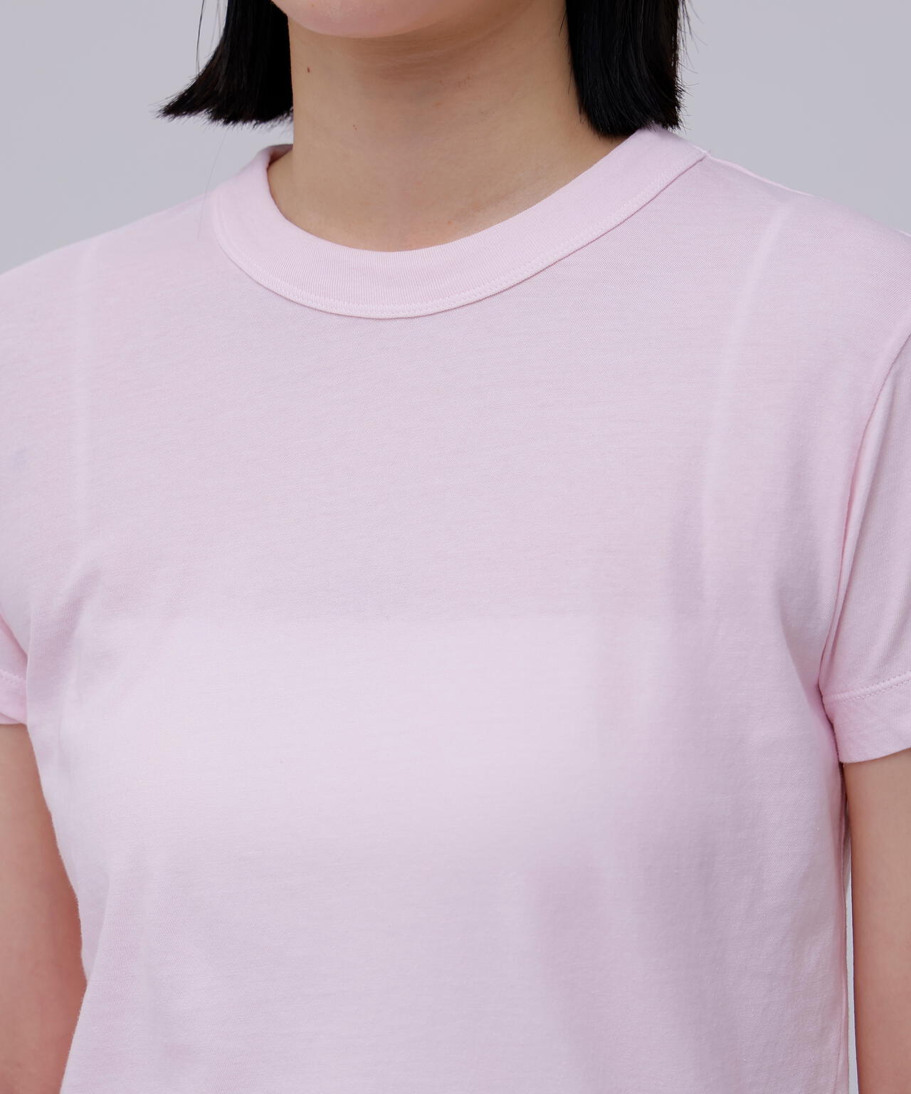 ATON / FRESCA SINGLE JERSEY TIGHT FIT T-SHIRT