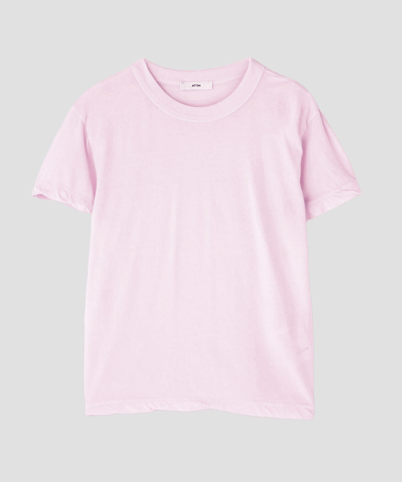 ATON / FRESCA SINGLE JERSEY TIGHT FIT T-SHIRT