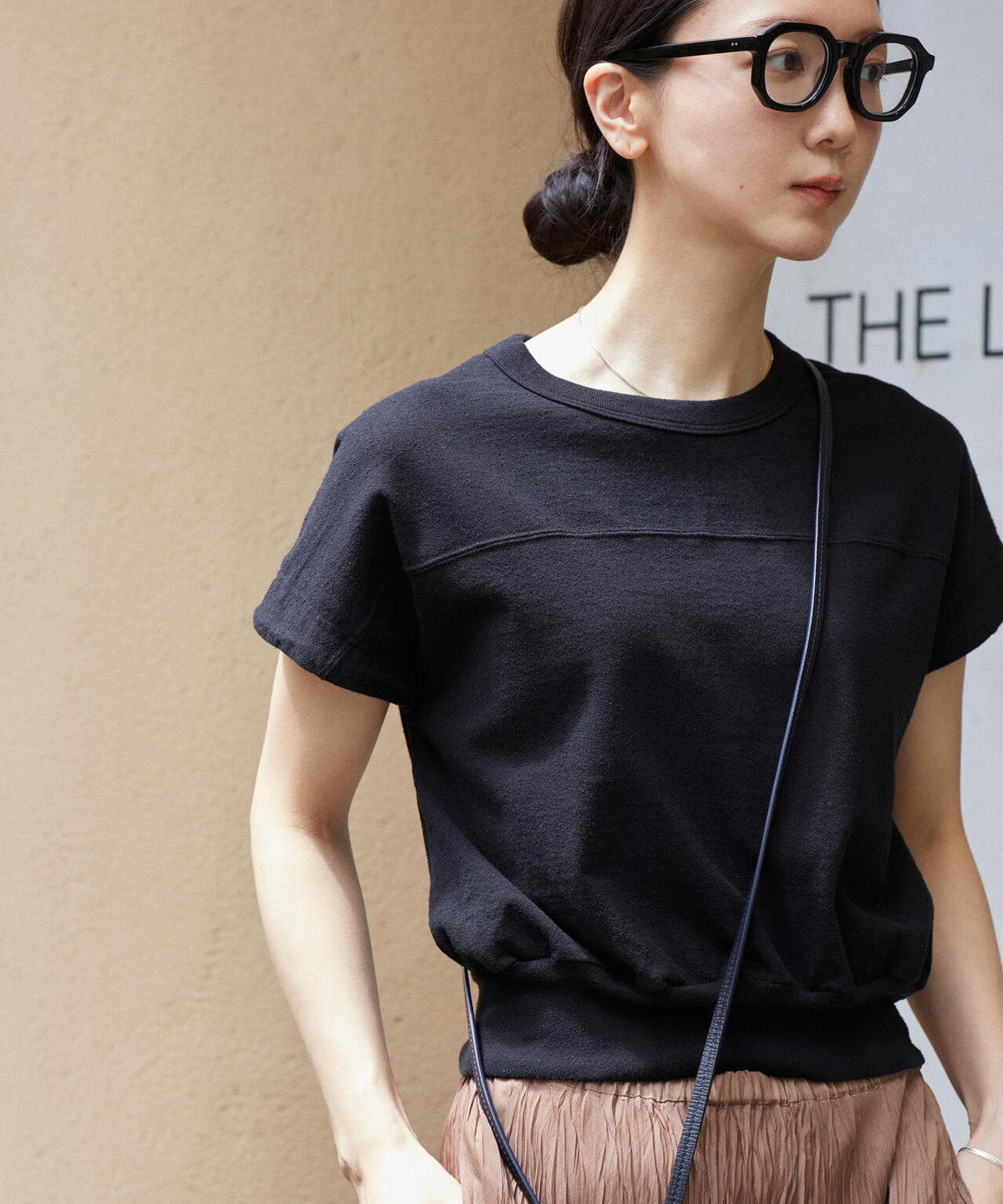 blurhms / CO/SILK NEP HEM-RIB FOOTBALL SLEEVELESS | THE LIBRARY 
