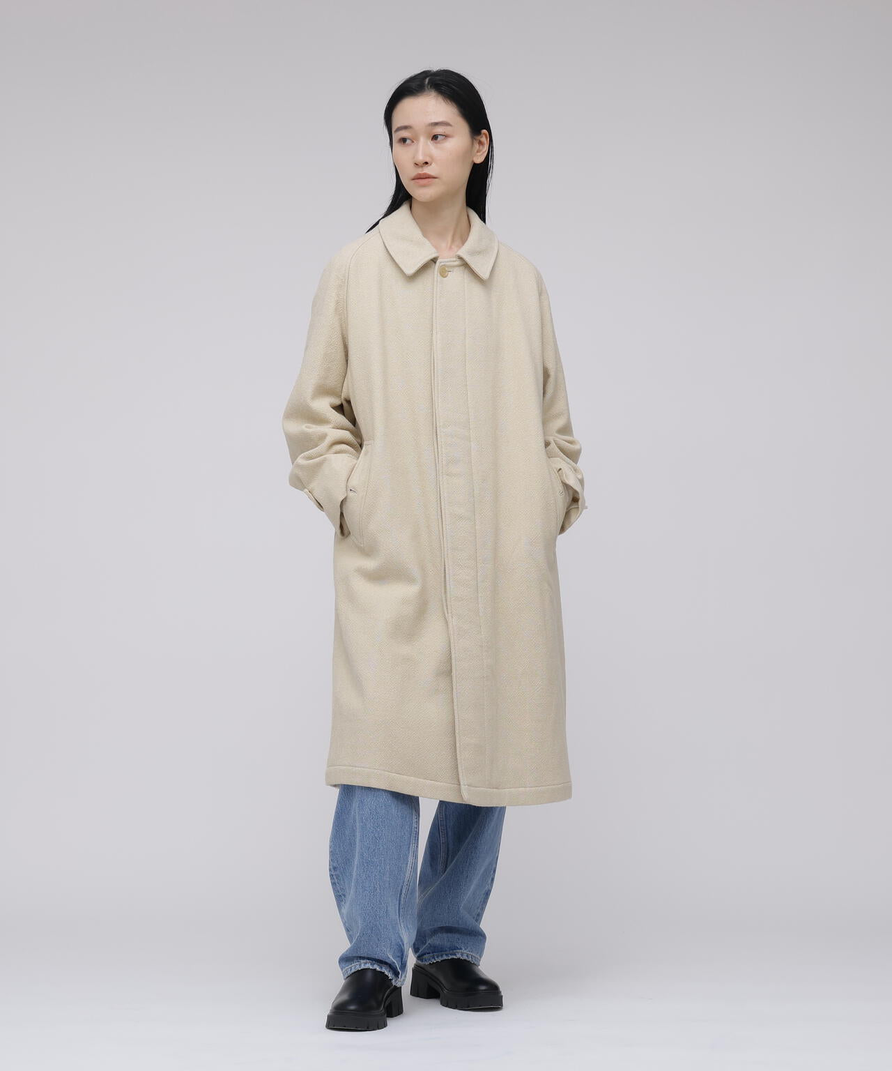 25aw blurhms バルマカーンコート 新品未使用 blurhms / CLASSIC WOOL BALMACAAN COAT | THE LIBRARY（ザ ライブ