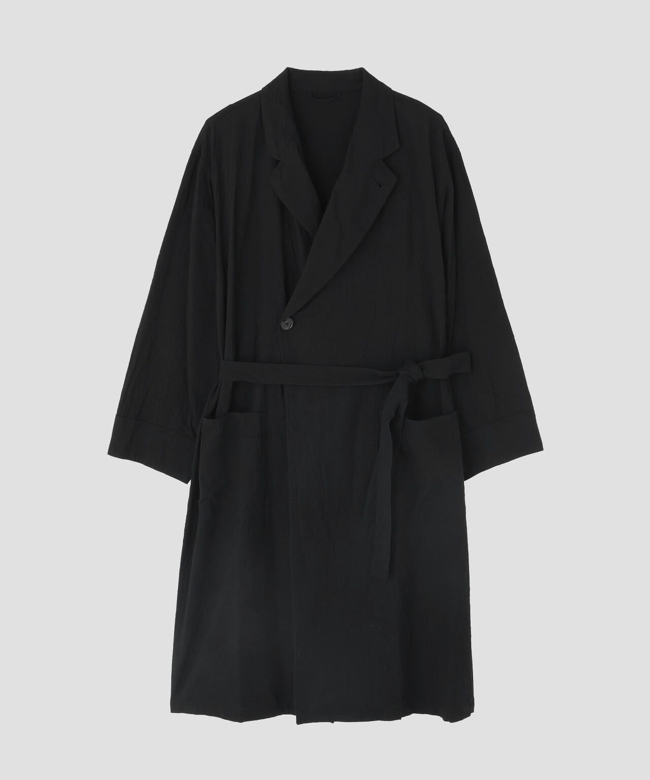 [別注] blurhms / SILK COTTN NEP PLAID COAT