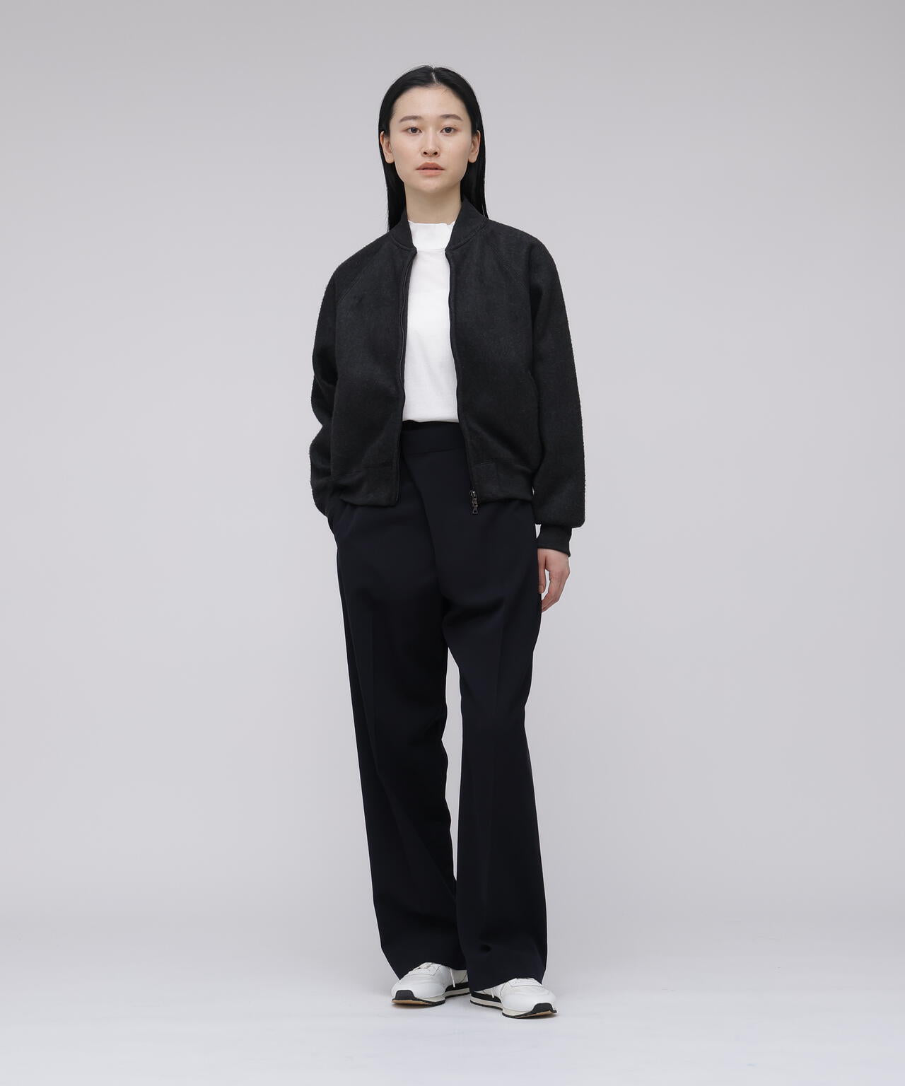 blurhms / POLYESTER SILK FLEECE BOMBER JACKET | THE LIBRARY（ザ