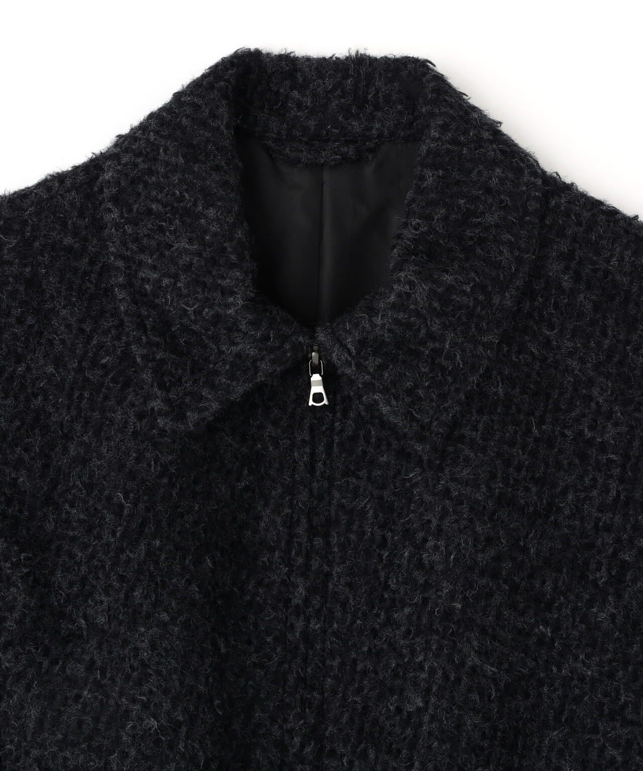 blurhms / BRUSHED WOOL ZIP SHORT JACKET