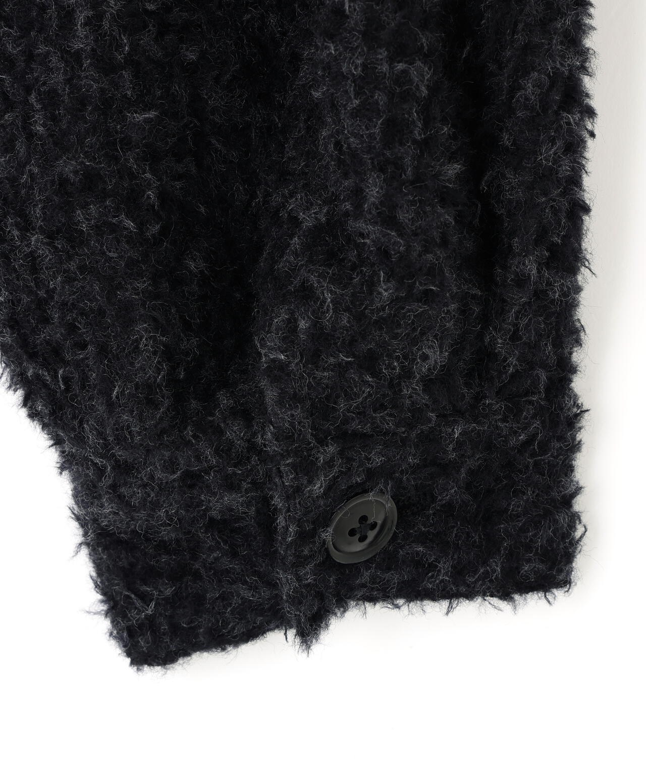 blurhms / BRUSHED WOOL ZIP SHORT JACKET