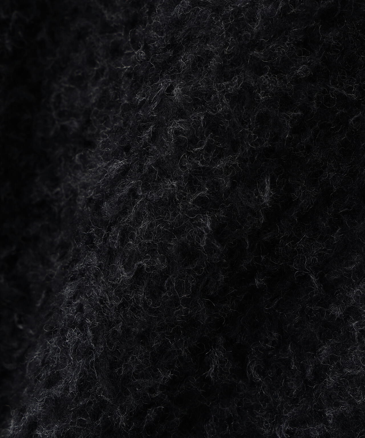 blurhms / BRUSHED WOOL ZIP SHORT JACKET