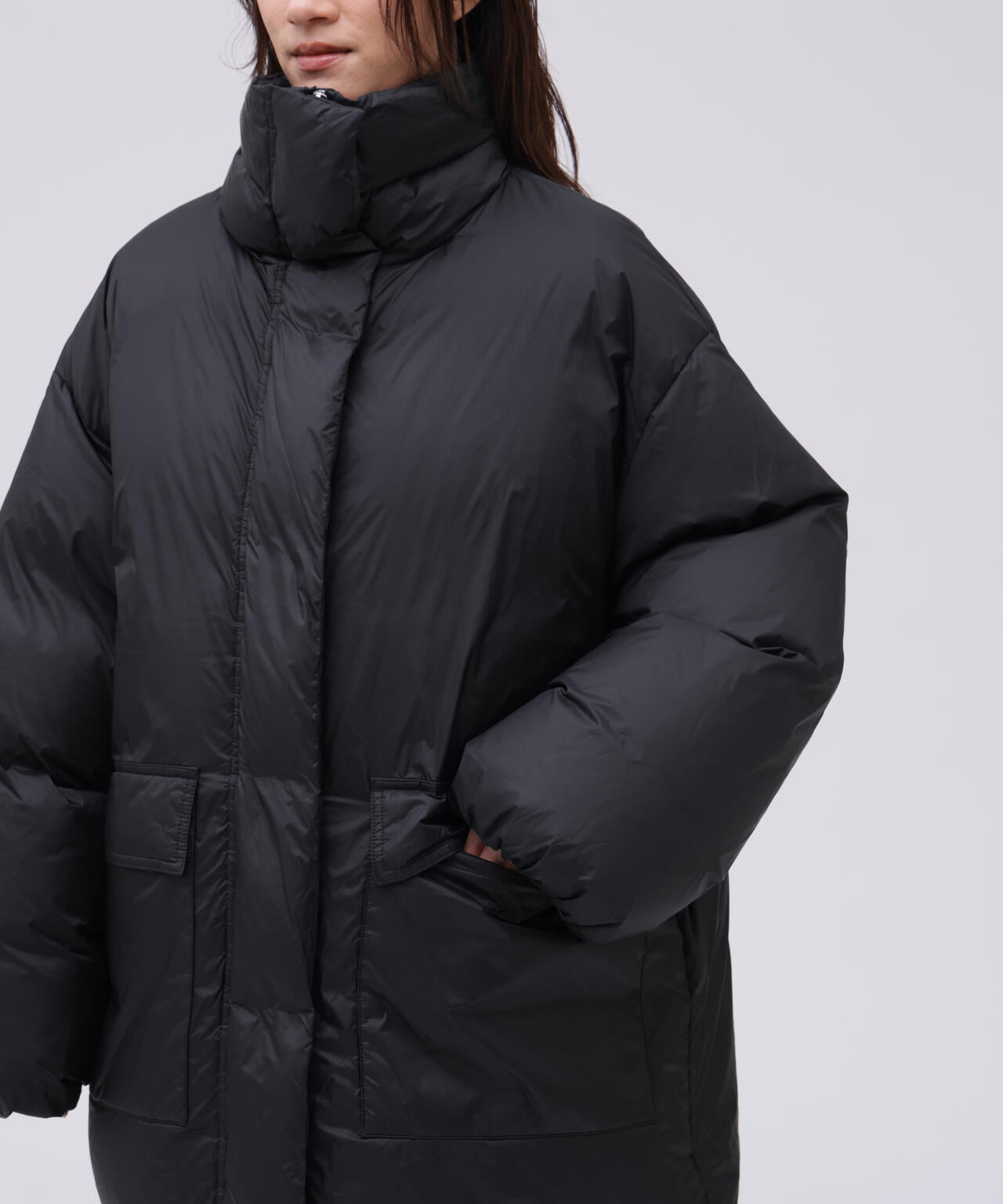 STUDIO NICHOLSON / WR FEATHERLIGHT NYLN PADDED COAT