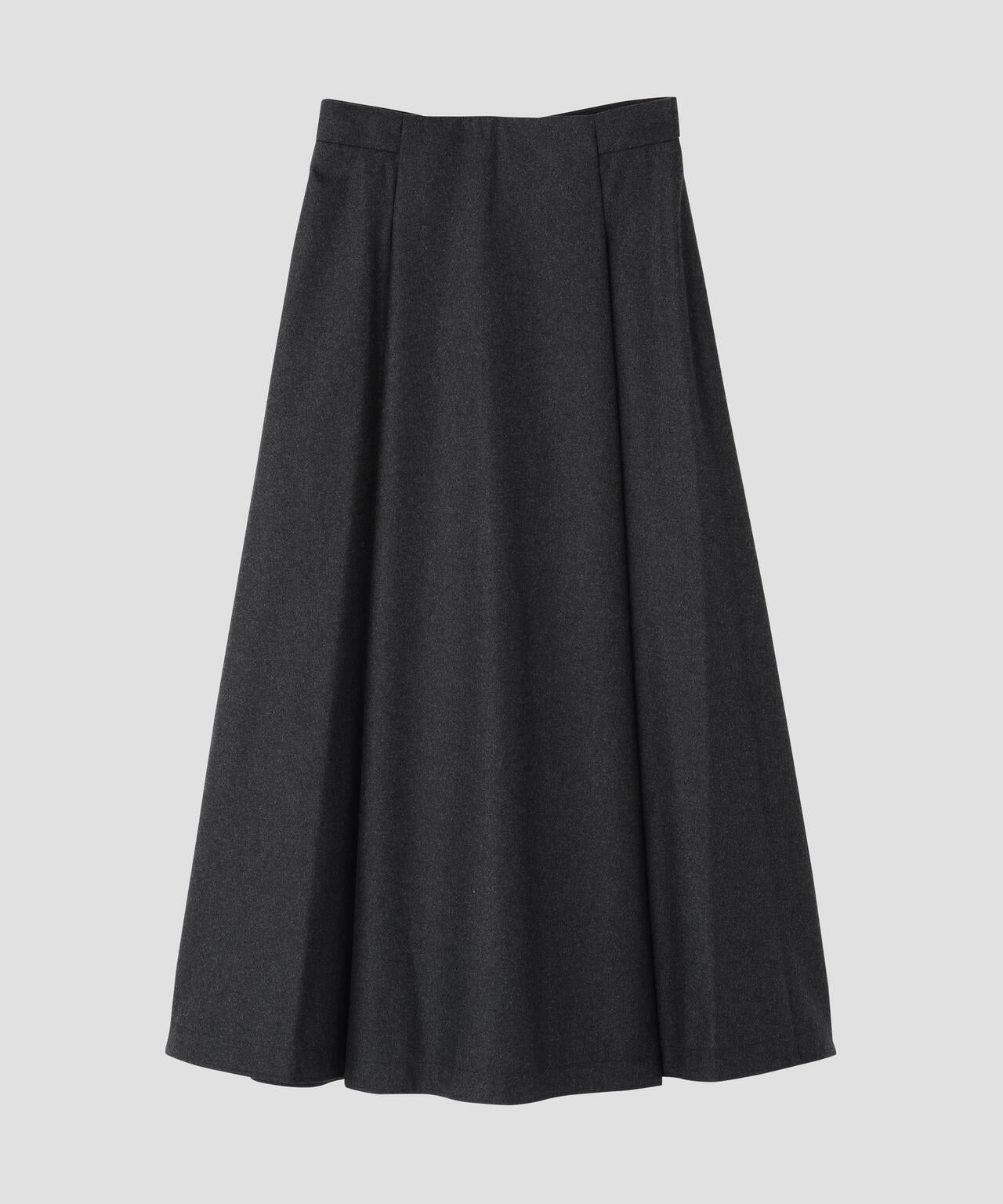 ATON / MERINO COLLEGE FLANNEL FLARED SKIRT | THE LIBRARY（ザ
