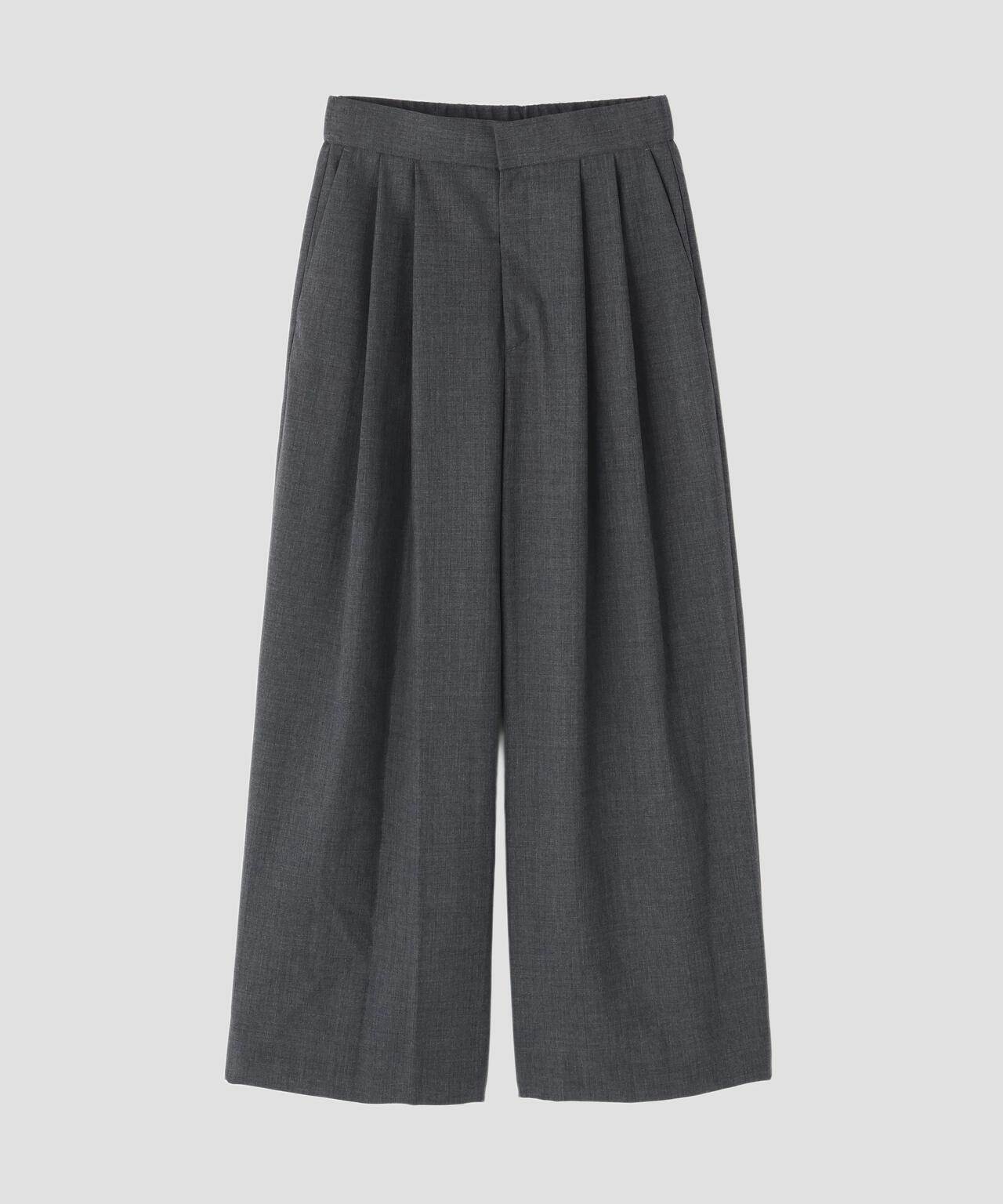 ATON / WOOL TORPICAL WIDE EASY PANTS | THE LIBRARY（ザ ライブ