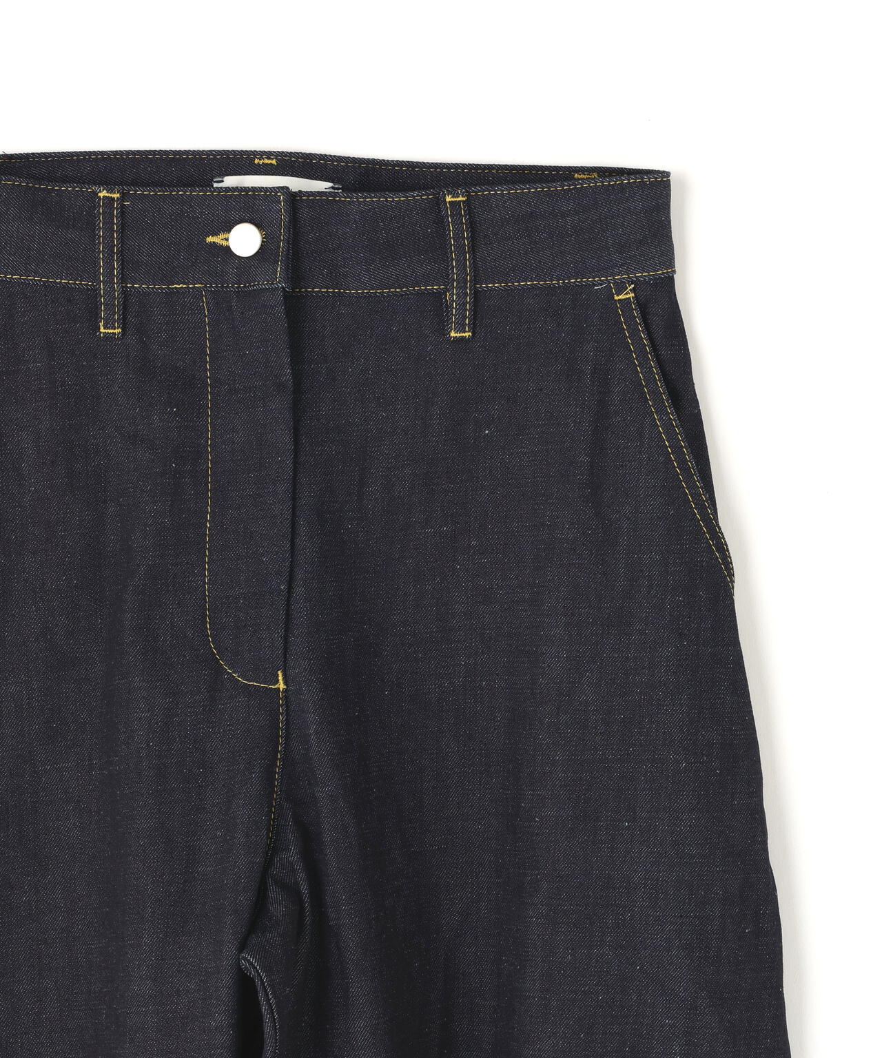 STUDIO NICHOLSON / RECYCLED DENIM WIDE CROP PANT