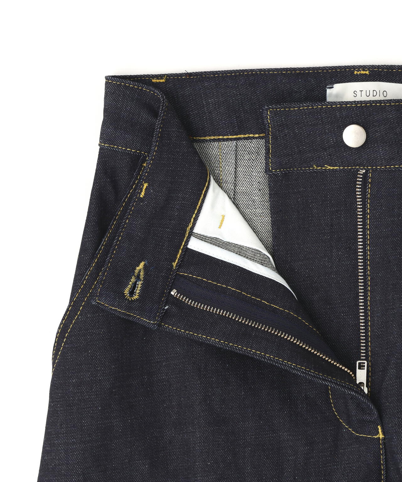 STUDIO NICHOLSON / RECYCLED DENIM WIDE CROP PANT