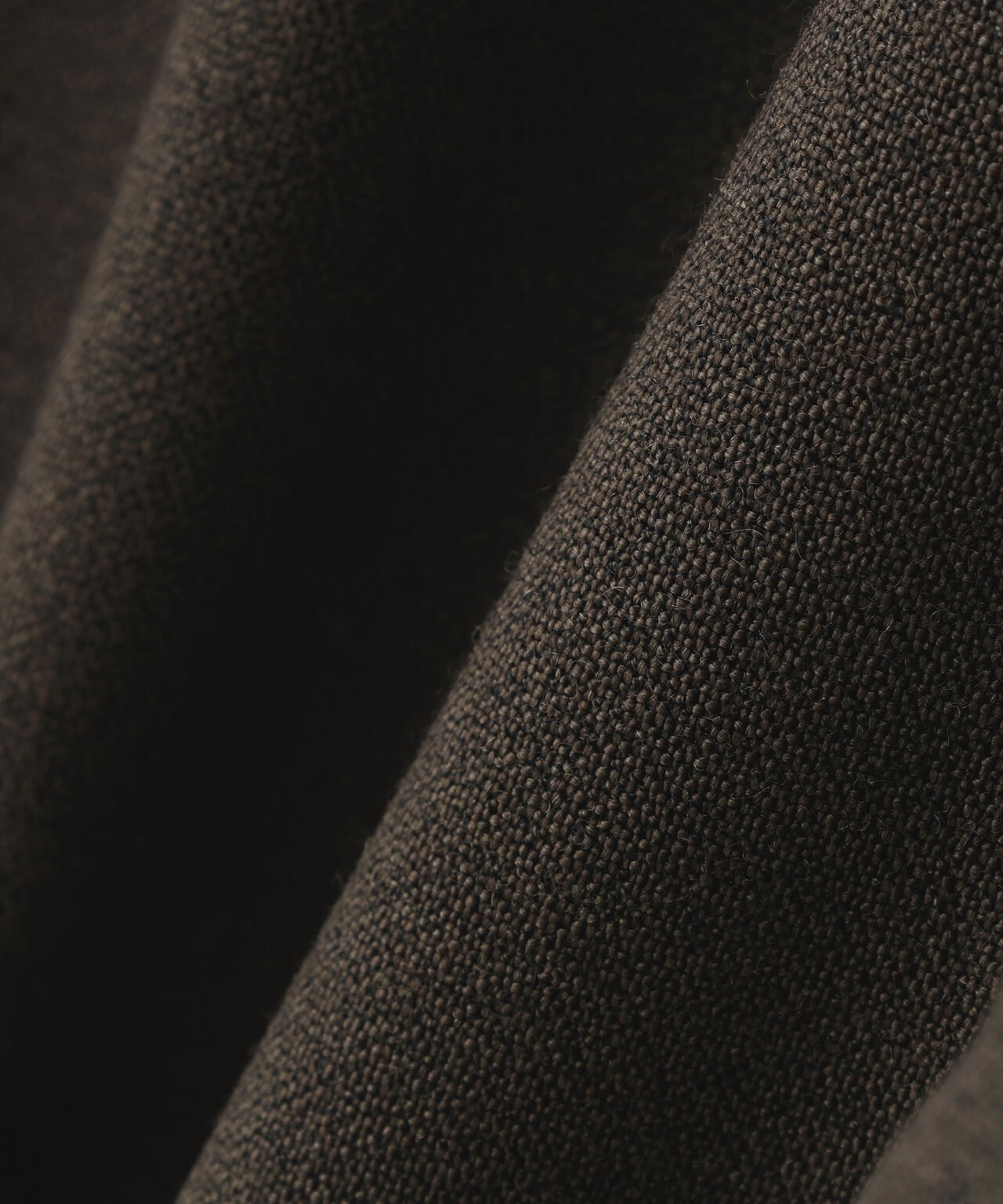 STUDIO NICHOLSON / GRAIN DE POUDRE BELTED ROUND LEG PANT