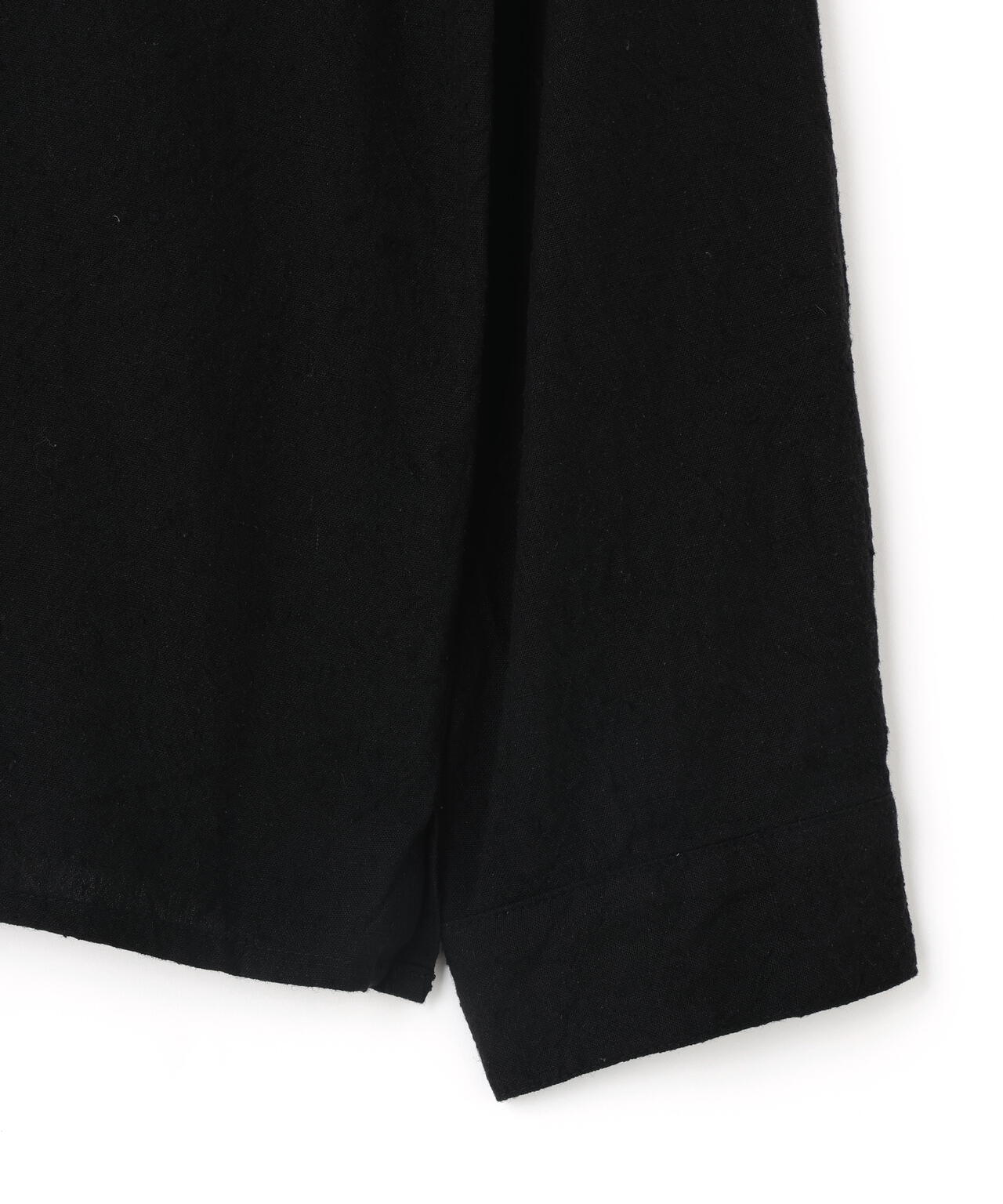 [別注] blurhms / SILK COTTN NEP PLAID MILITARY SHIRT