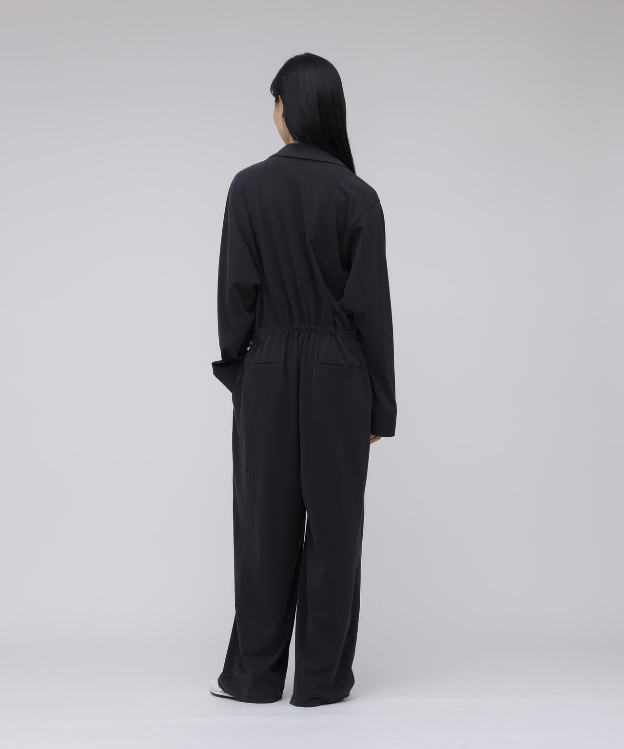 ATON / FRESCA PLATE NUBUCK OVERSIZED JUMPSUIT | THE LIBRARY（ザ