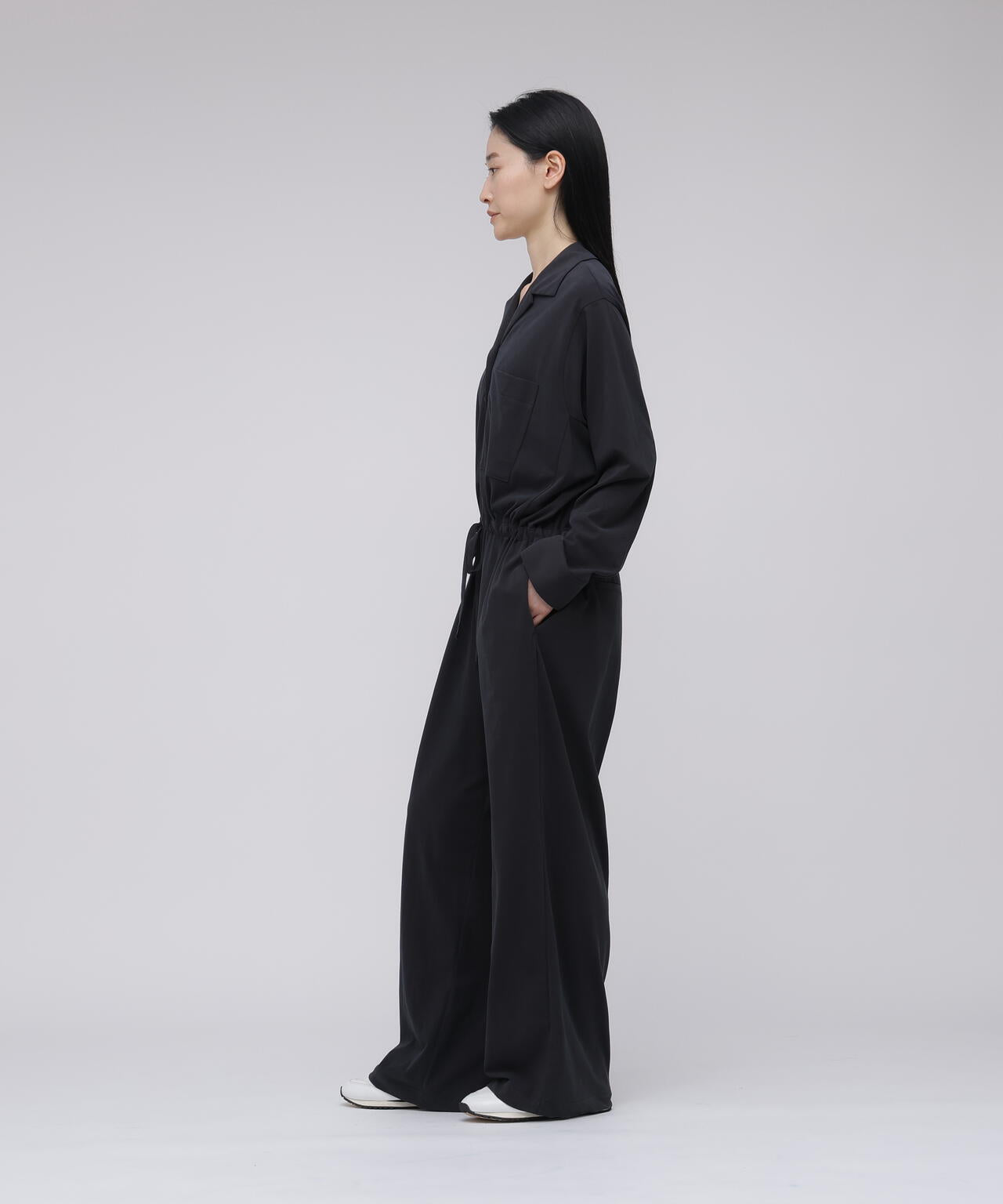 ATON / FRESCA PLATE NUBUCK OVERSIZED JUMPSUIT | THE LIBRARY（ザ