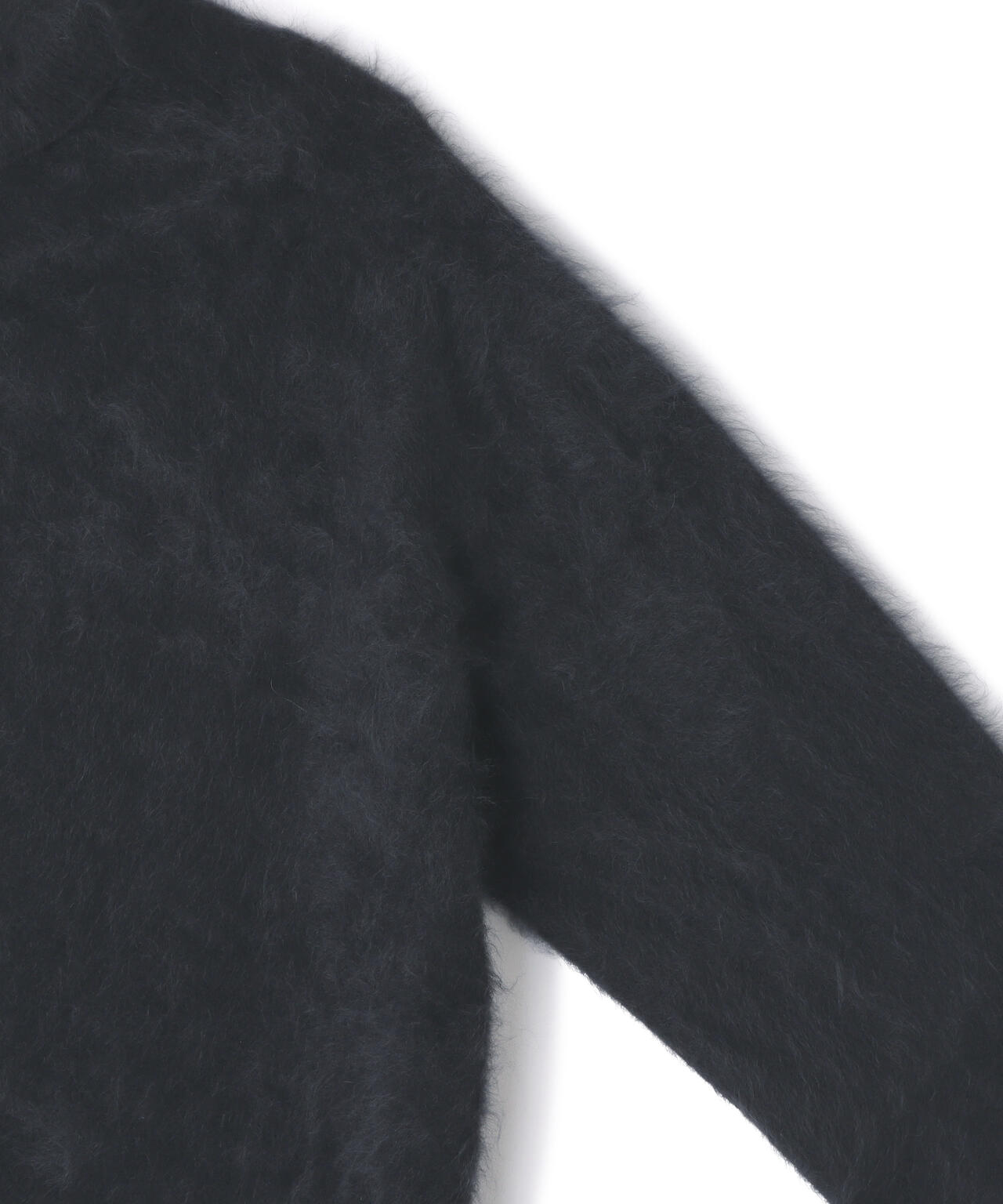 ATON FUR CASHMERE C/N PULLOVER ブラック サイズ4 ATON / ROYAL CASHMERE FUR CREWNECK SWEATER | THE LIBRARY（ザ