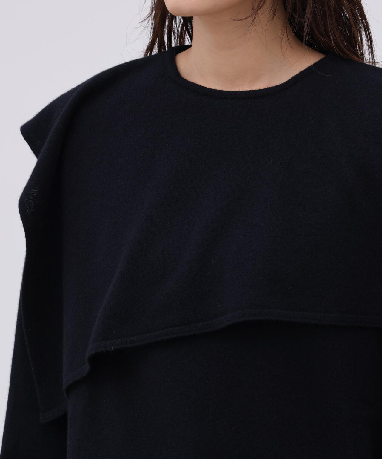 Cristaseya / FLANNEL SAILOR COLLAR SWEATER | THE LIBRARY（ザ
