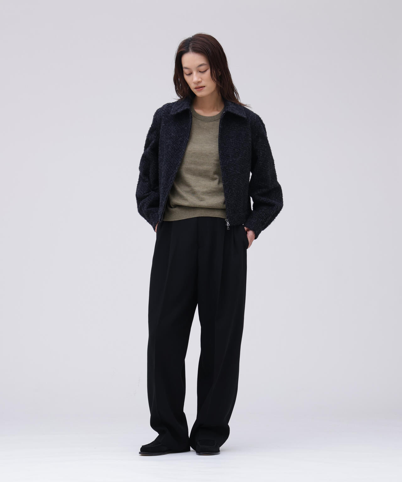 SAYAKA DAVIS / CASHMERE PULLOVER | THE LIBRARY（ザ ライブラリー
