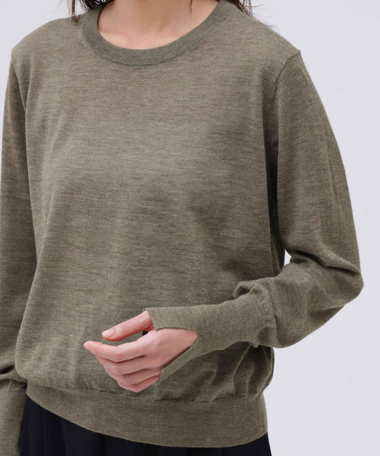 SAYAKA DAVIS / CASHMERE PULLOVER | THE LIBRARY（ザ ライブラリー