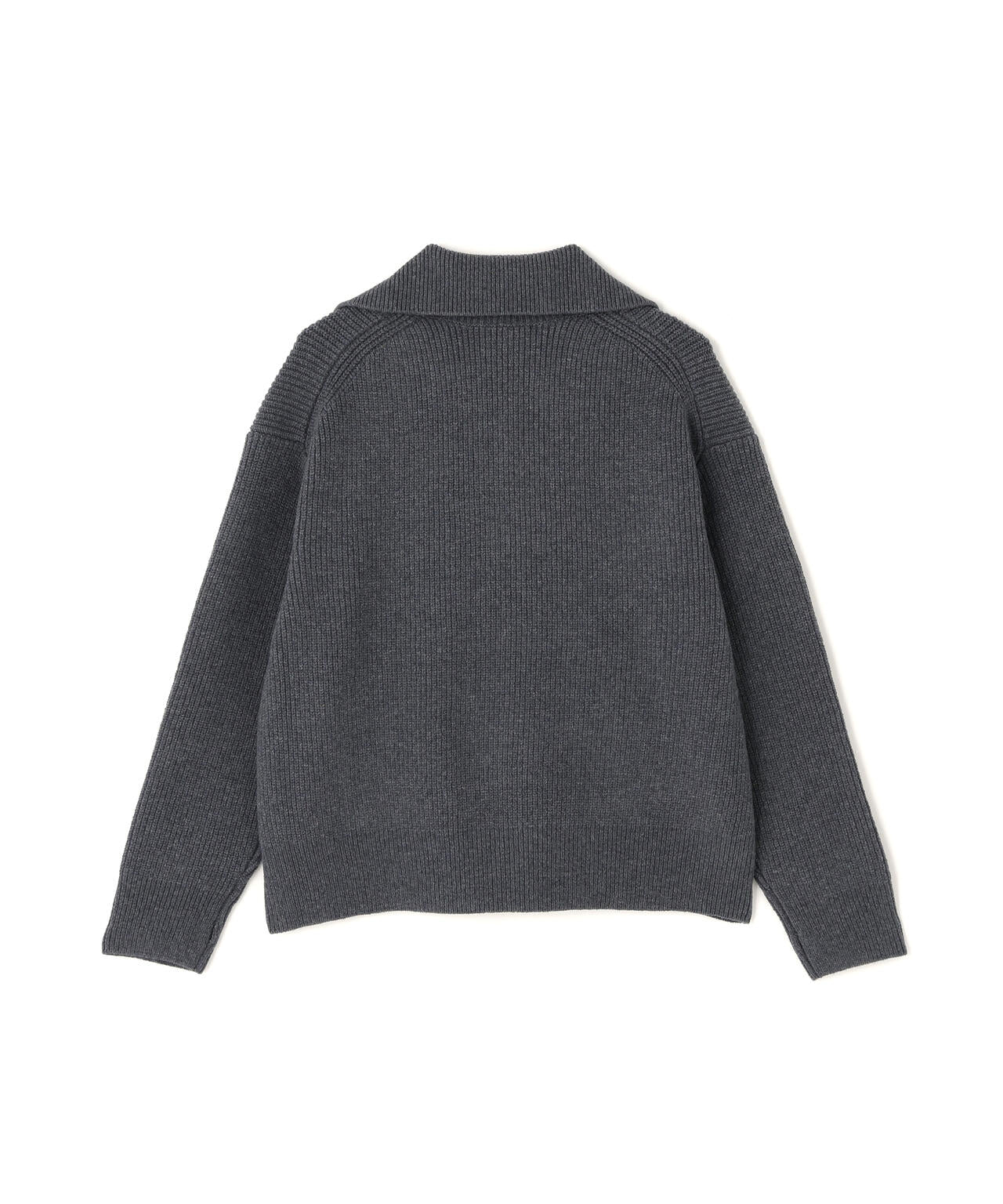 別注]STUDIO NICHOLSON / LAMBSWOOL RIB POLO COLLAR JUMPER | THE