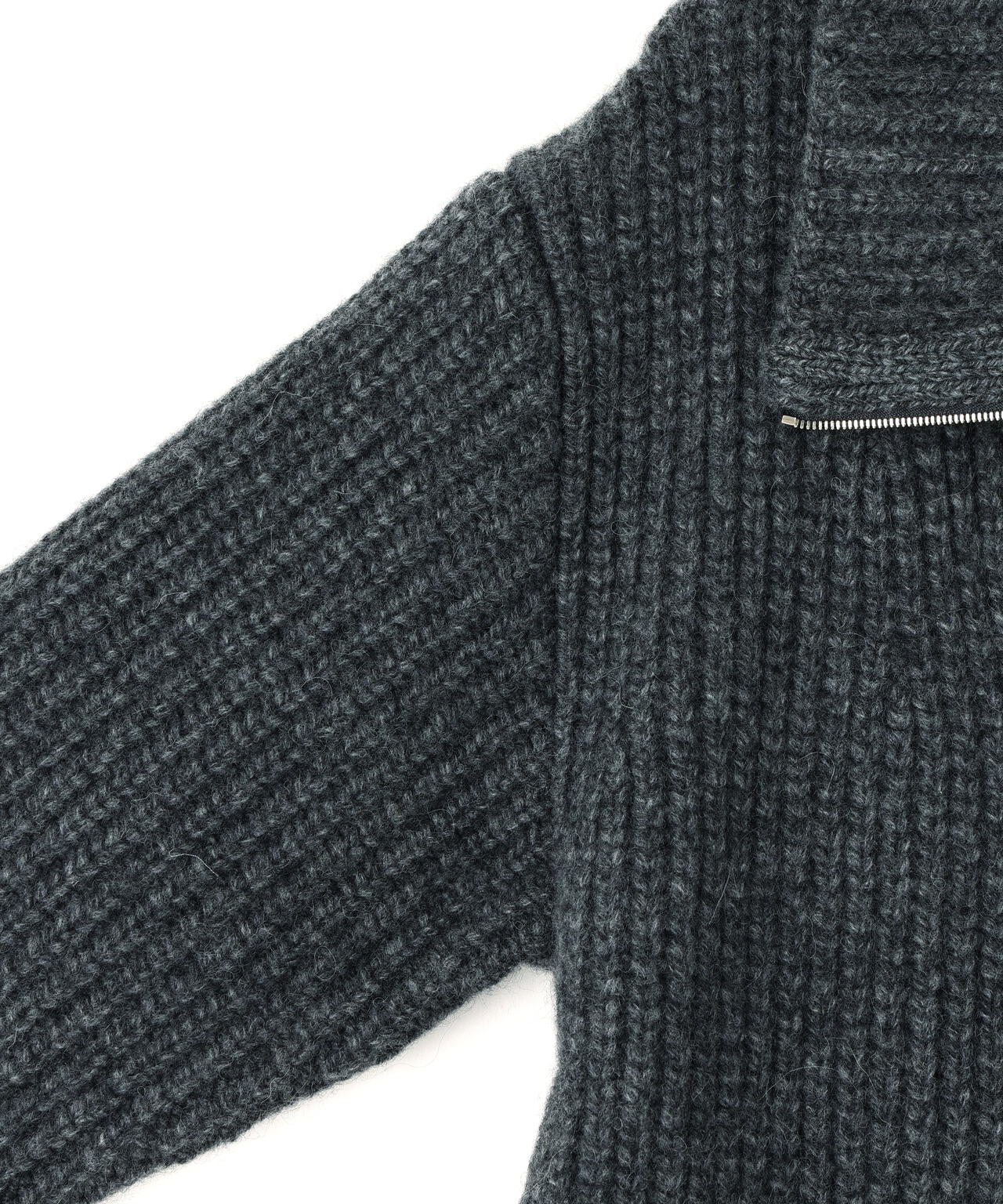 ATON / WOOL CASHMERE ALPACA ZIPPER CARDIGAN | THE LIBRARY（ザ