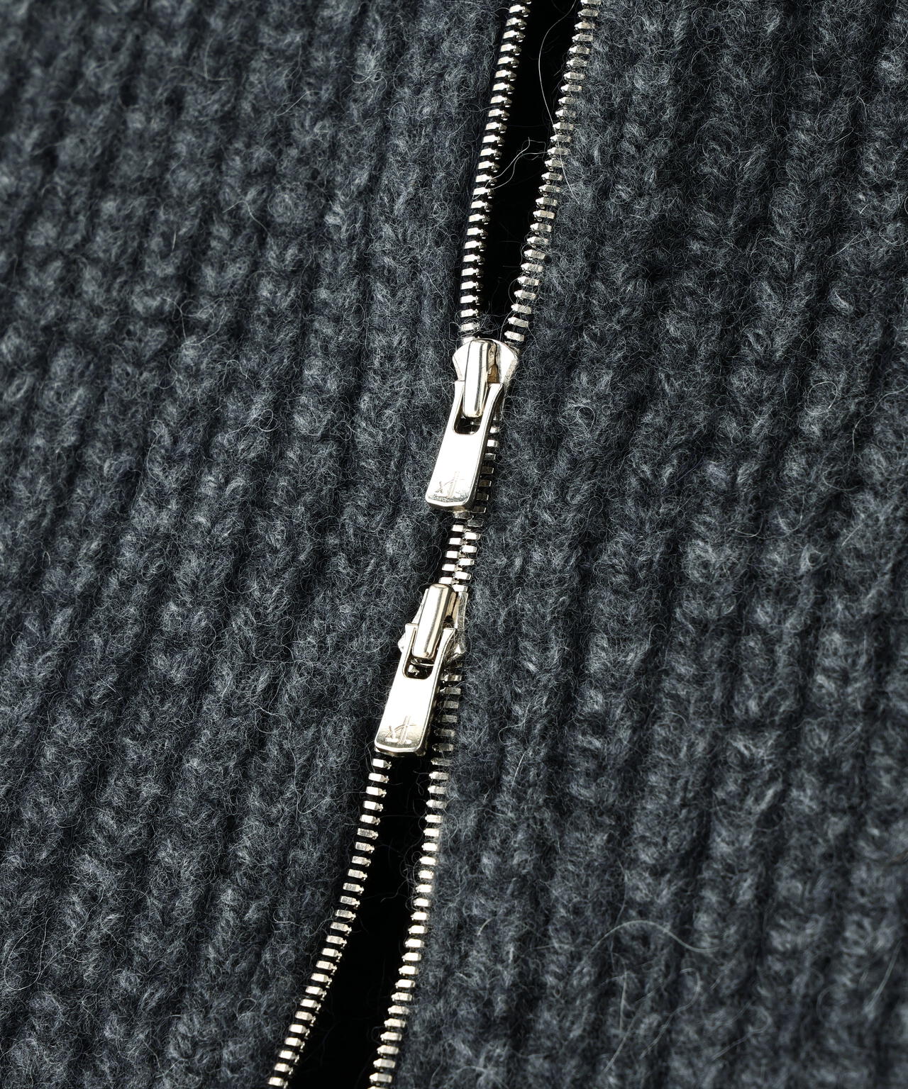 ATON / WOOL CASHMERE ALPACA ZIPPER CARDIGAN | THE LIBRARY（ザ