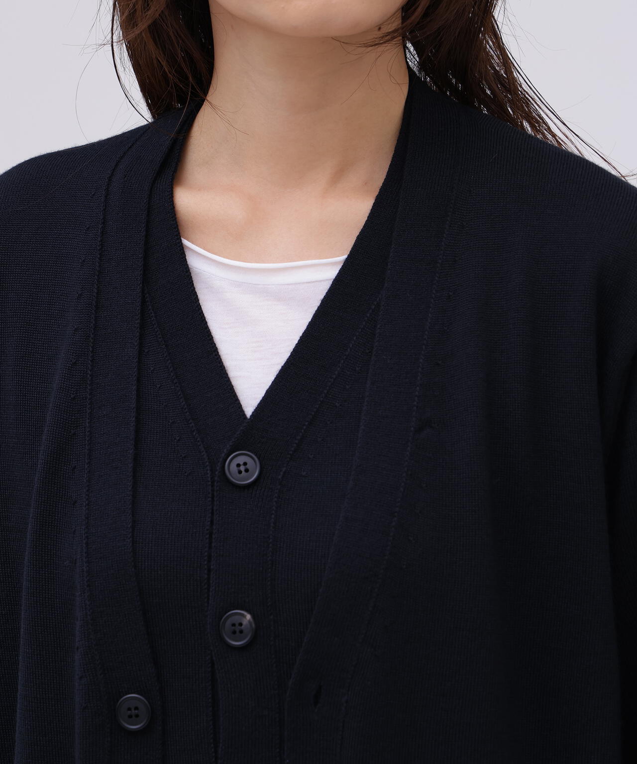 Cristaseya / DOUBLE CARDIGAN | THE LIBRARY（ザ ライブラリー