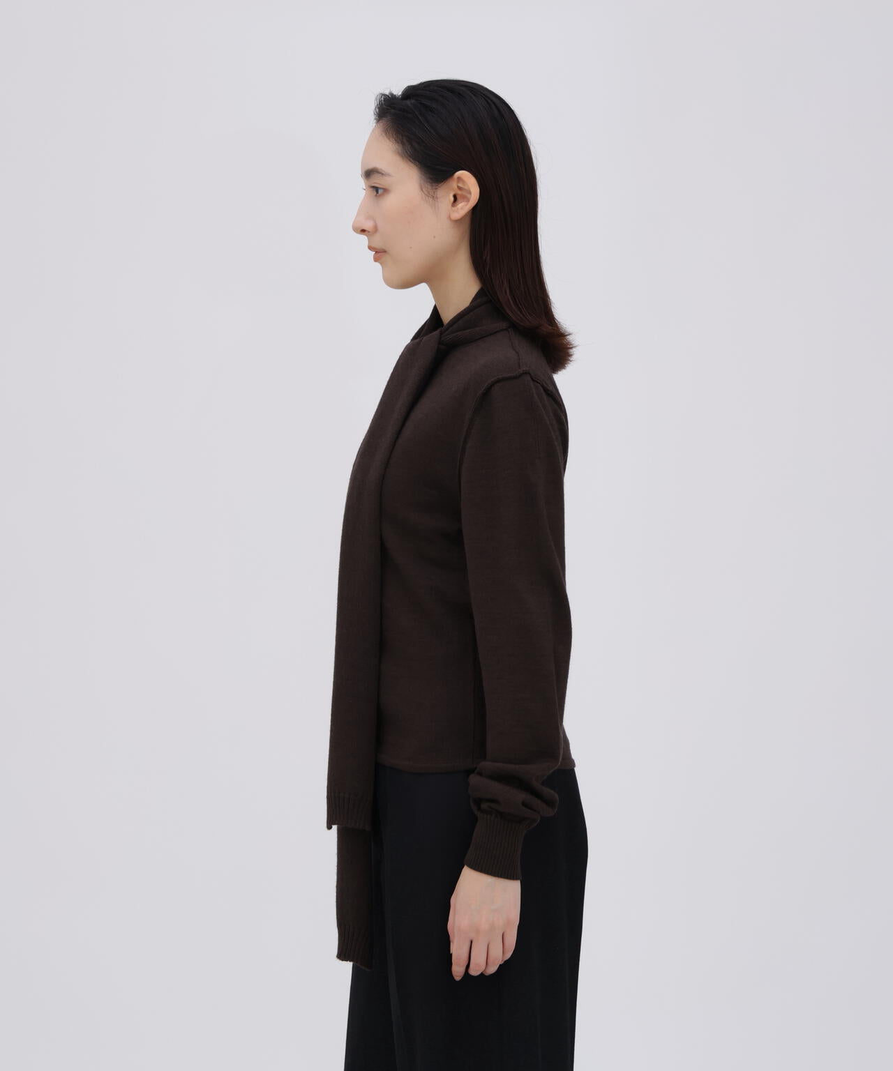 トップス LEMAIRE TWISTED CARDIGAN LEMAIRE / TWISTED CARDIGAN WITH SCARF | THE LIBRARY（ザ ライブ