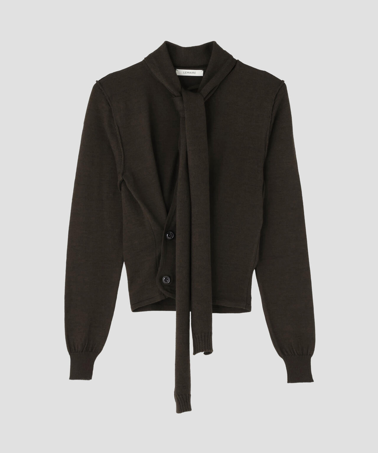 LEMAIRE / TWISTED CARDIGAN WITH SCARF | THE LIBRARY（ザ ライブ