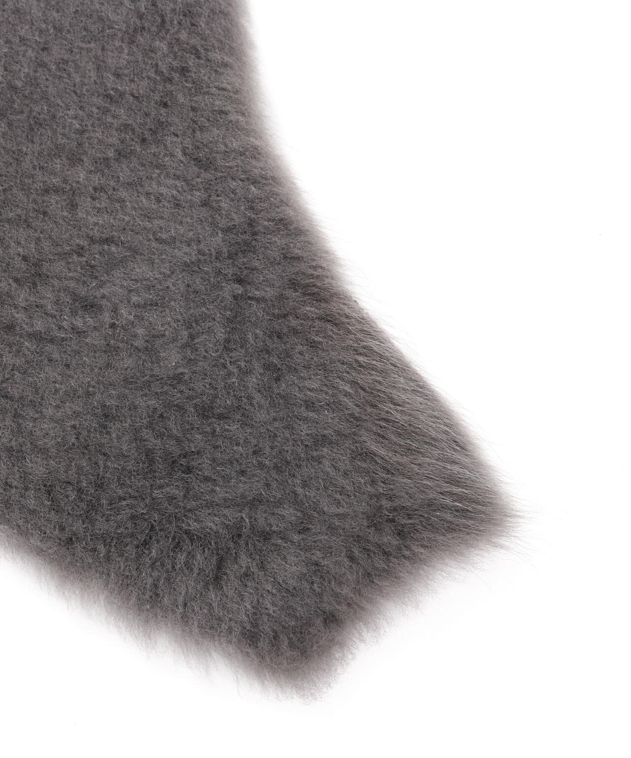 KARL DONOGHUE / CASHMERE TOUCH SHEARLING NATURAL EDGE SCARF