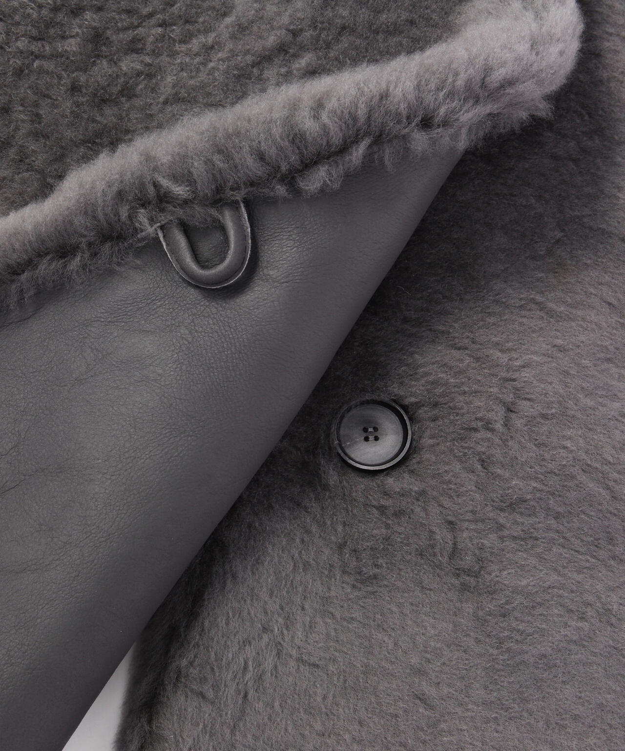 KARL DONOGHUE / CASHMERE TOUCH SHEARLING NATURAL EDGE SCARF