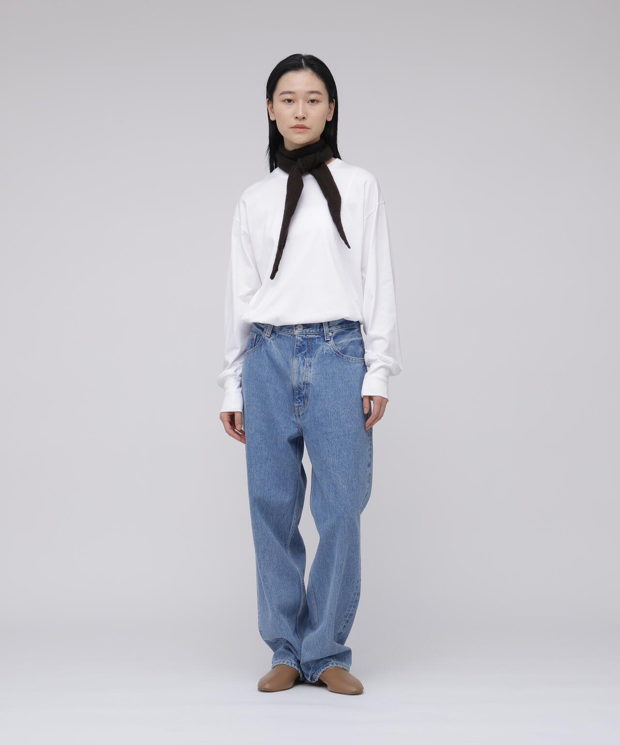 STUDIO NICHOLSON / YAK WOOL BLEND TIE SCARF