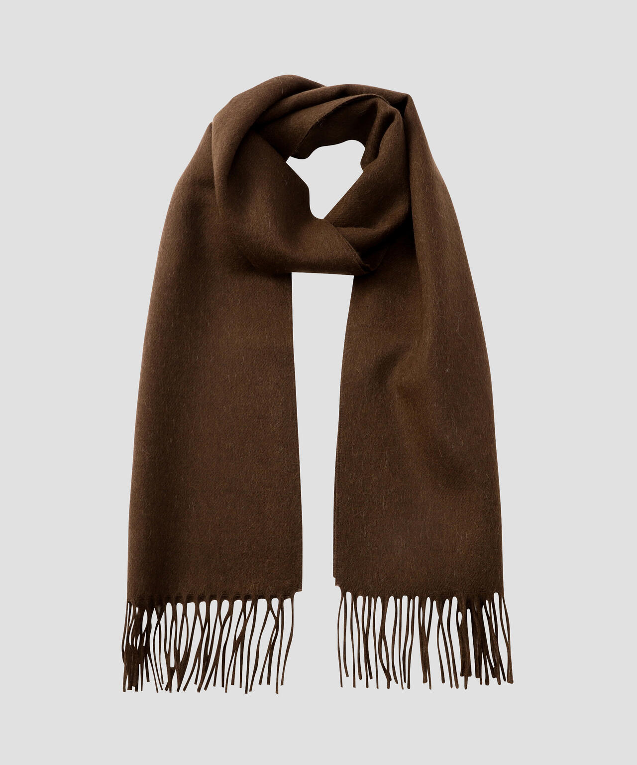 THE INOUE BROTHERS Brushed Scarf ブラウン THE INOUE BROTHERS / BRUSHED SCARF | THE LIBRARY（ザ ライブラリー