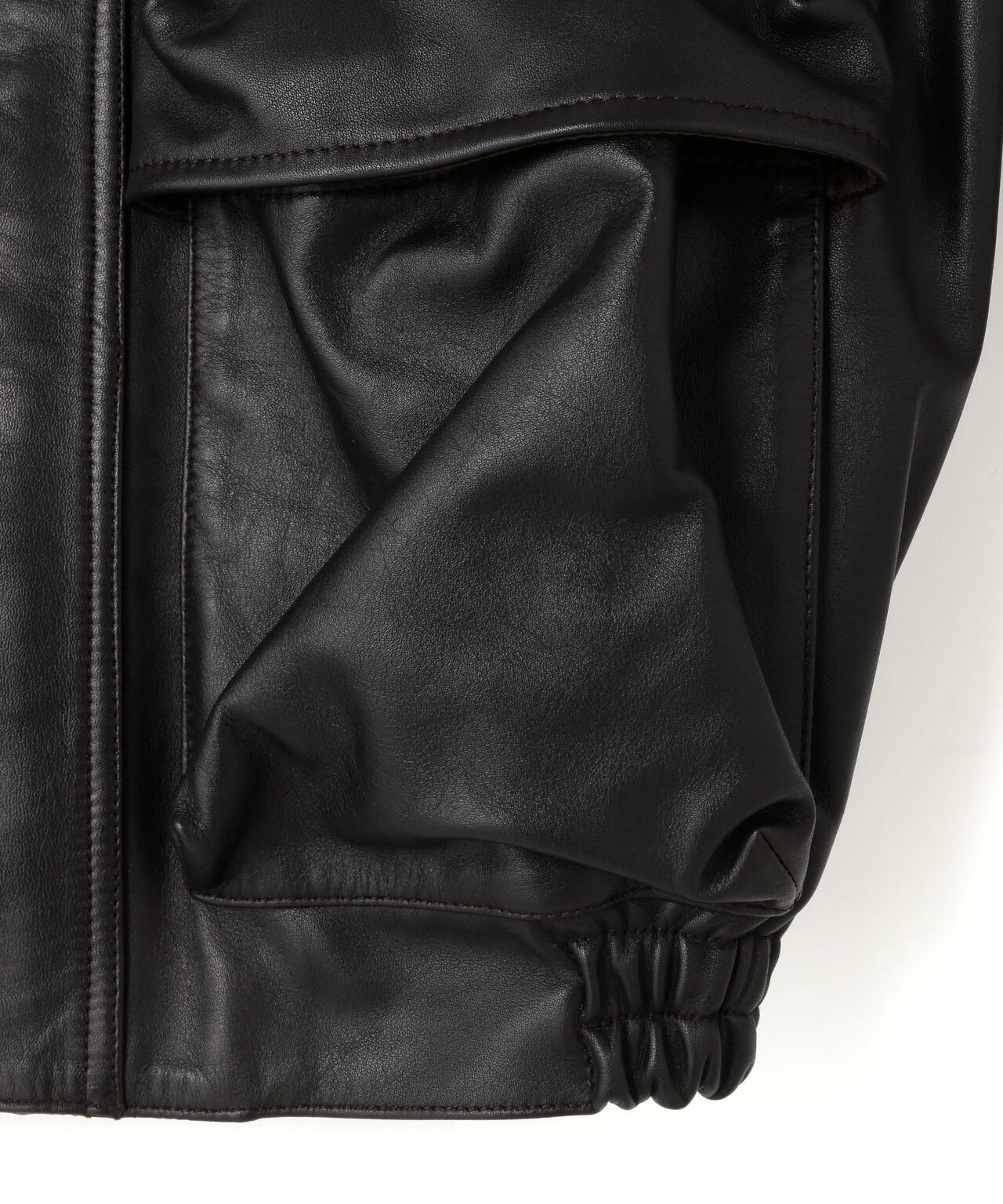 LEMAIRE / LEATHER BLOUSON WITH POCKETS | THE LIBRARY（ザ ライブ