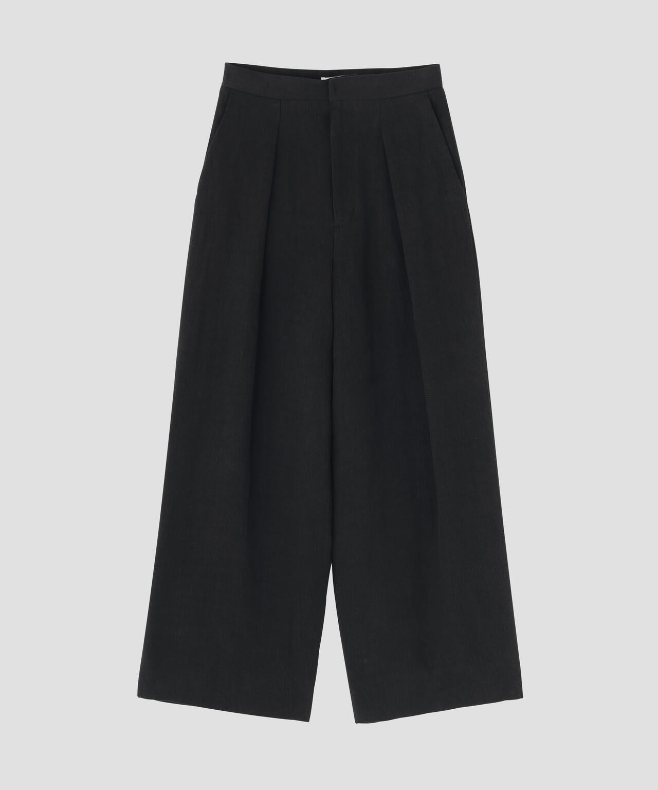 美品　＜H＞COTTON TWILL TUCK PANTS/パンツ ATON / LINEN TWILL TUCKED EASY PANTS | THE LIBRARY（ザ ライブ