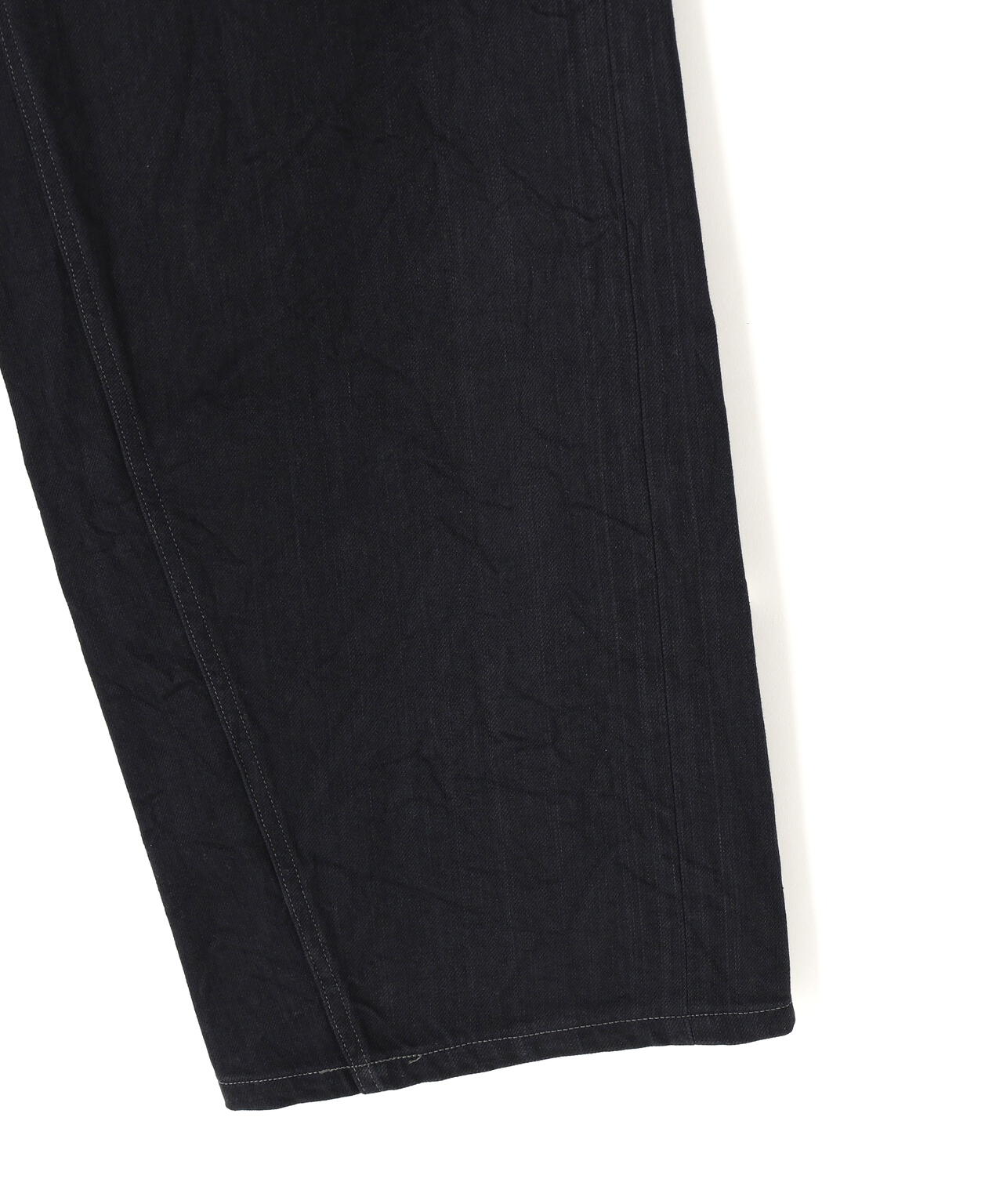 blurhms / 12.9OZ DENIM BIAS BELTED PANTS