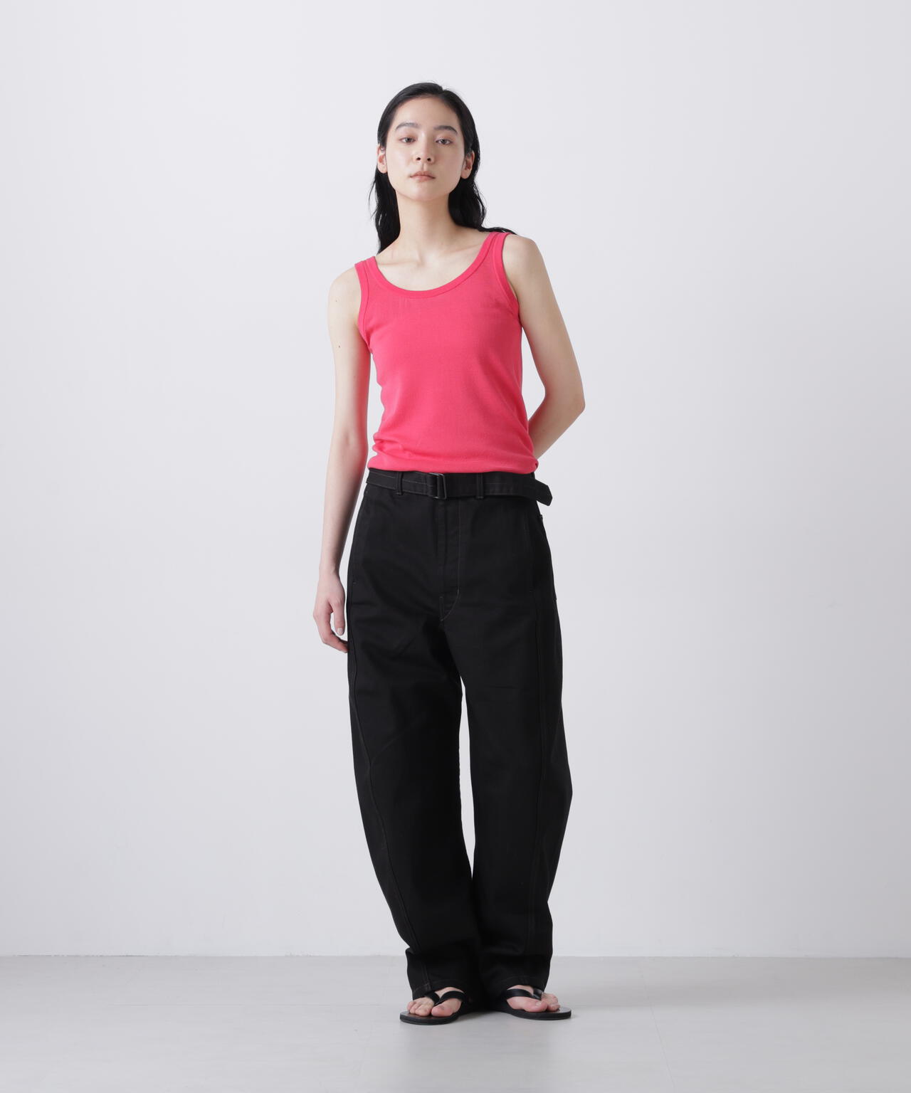LEMAIRE / TWISTED BELTED PANTS
