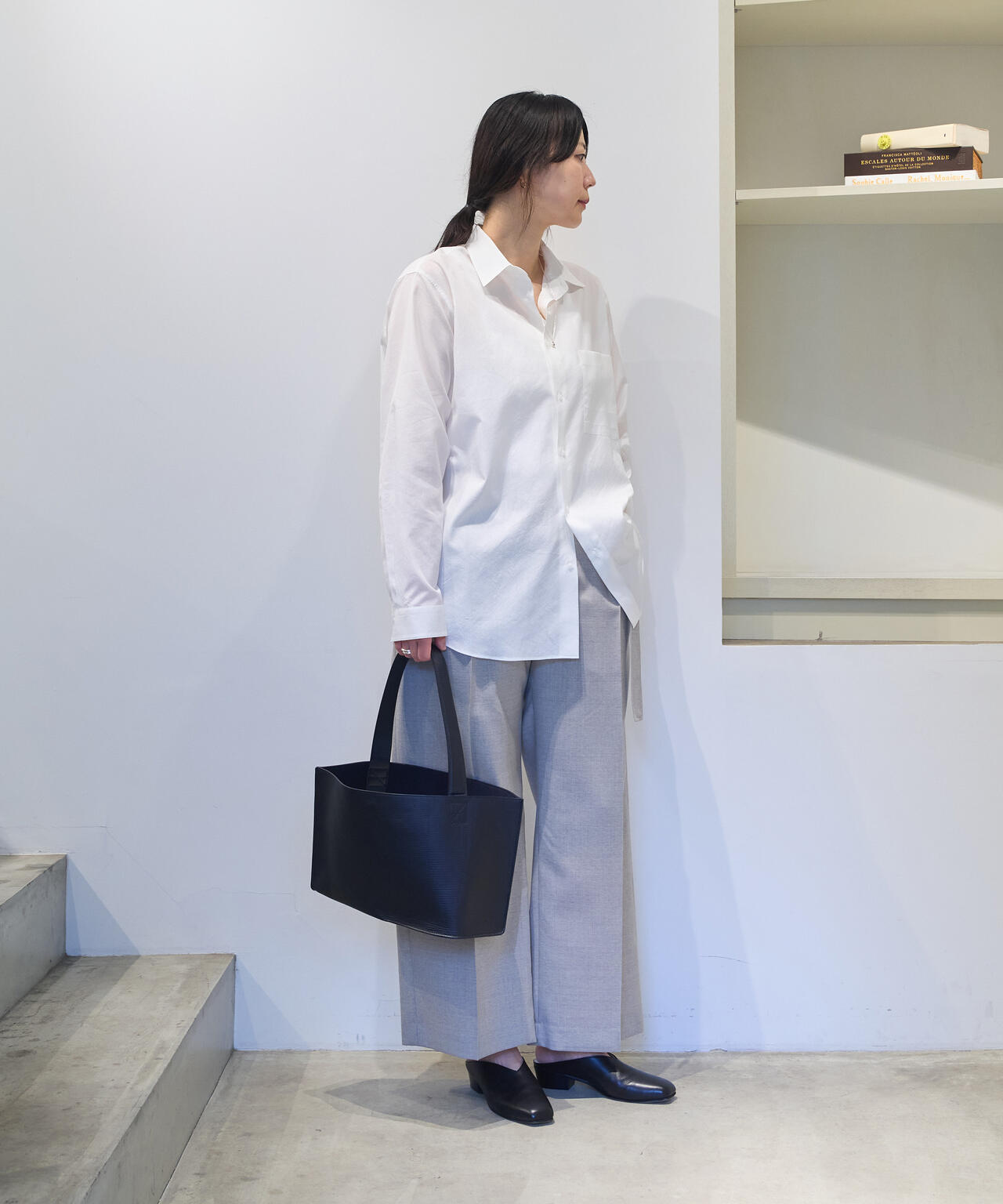 ATON / COTTON SILK STANDARD SHIRT